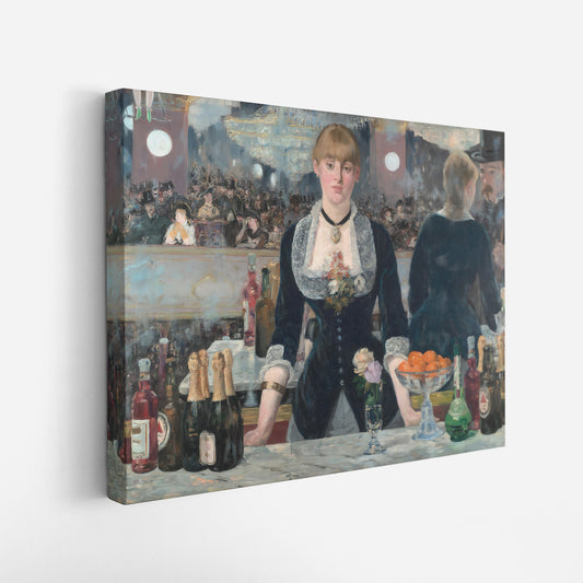 A Bar at the Folies-Bergère – Claude Monet, Classic Art Reproduction