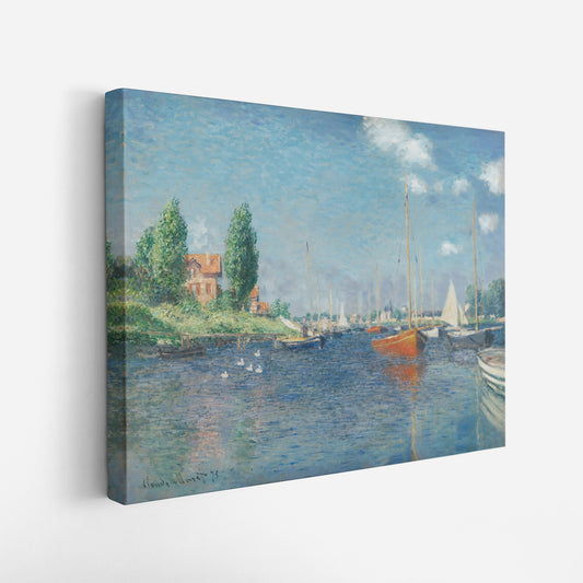 Red Boats (1875) – Claude Monet - Printed Masterpieces