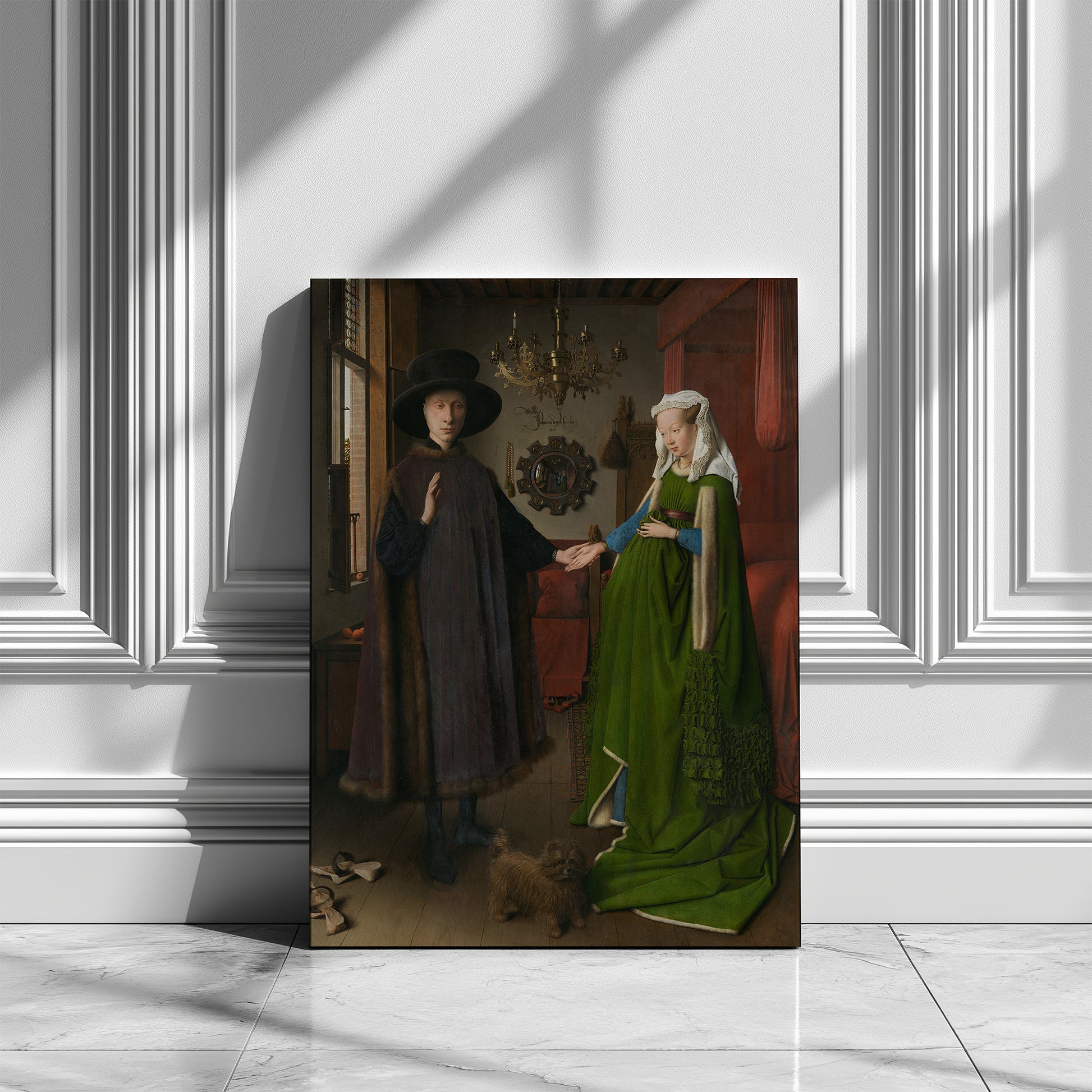 Arnolfini Portrait – Jan van Eyck, Classic Art Reproduction