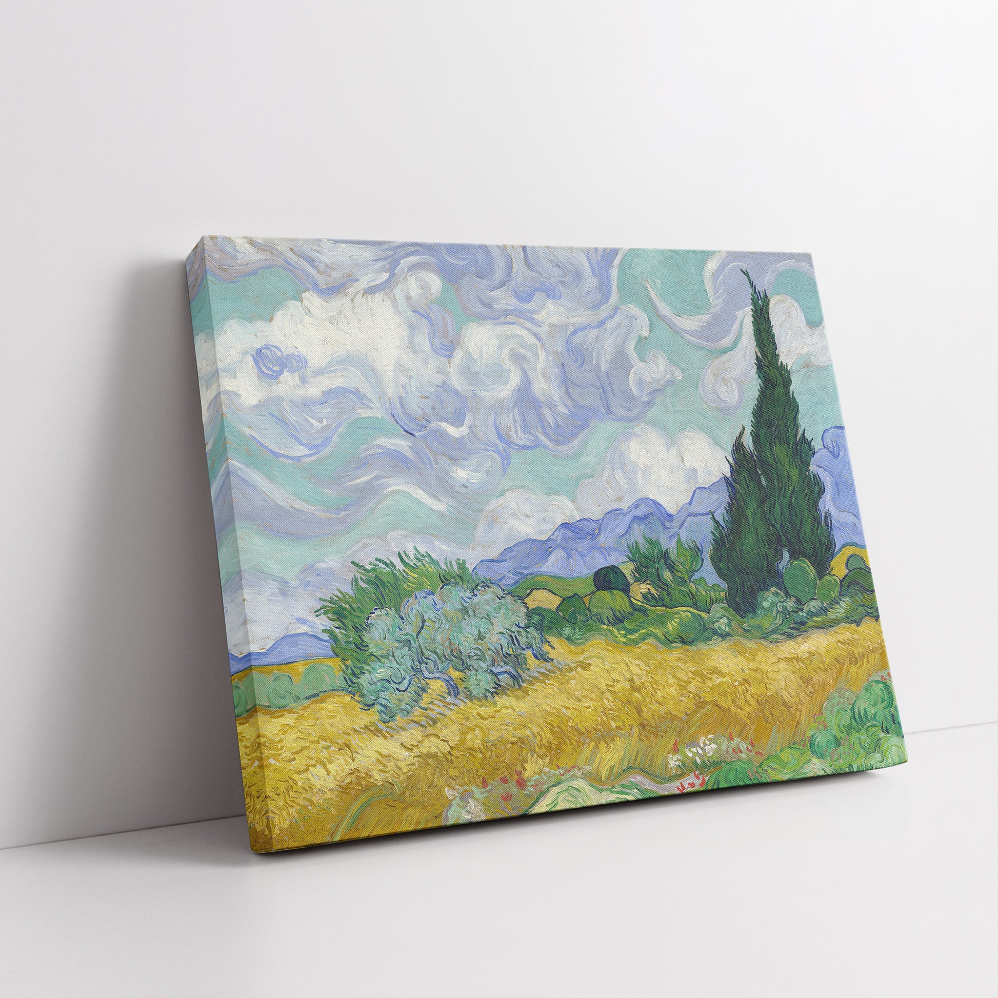 Wheatfield with Cypresses – Vincent van Gogh, Classic Art Reproduction