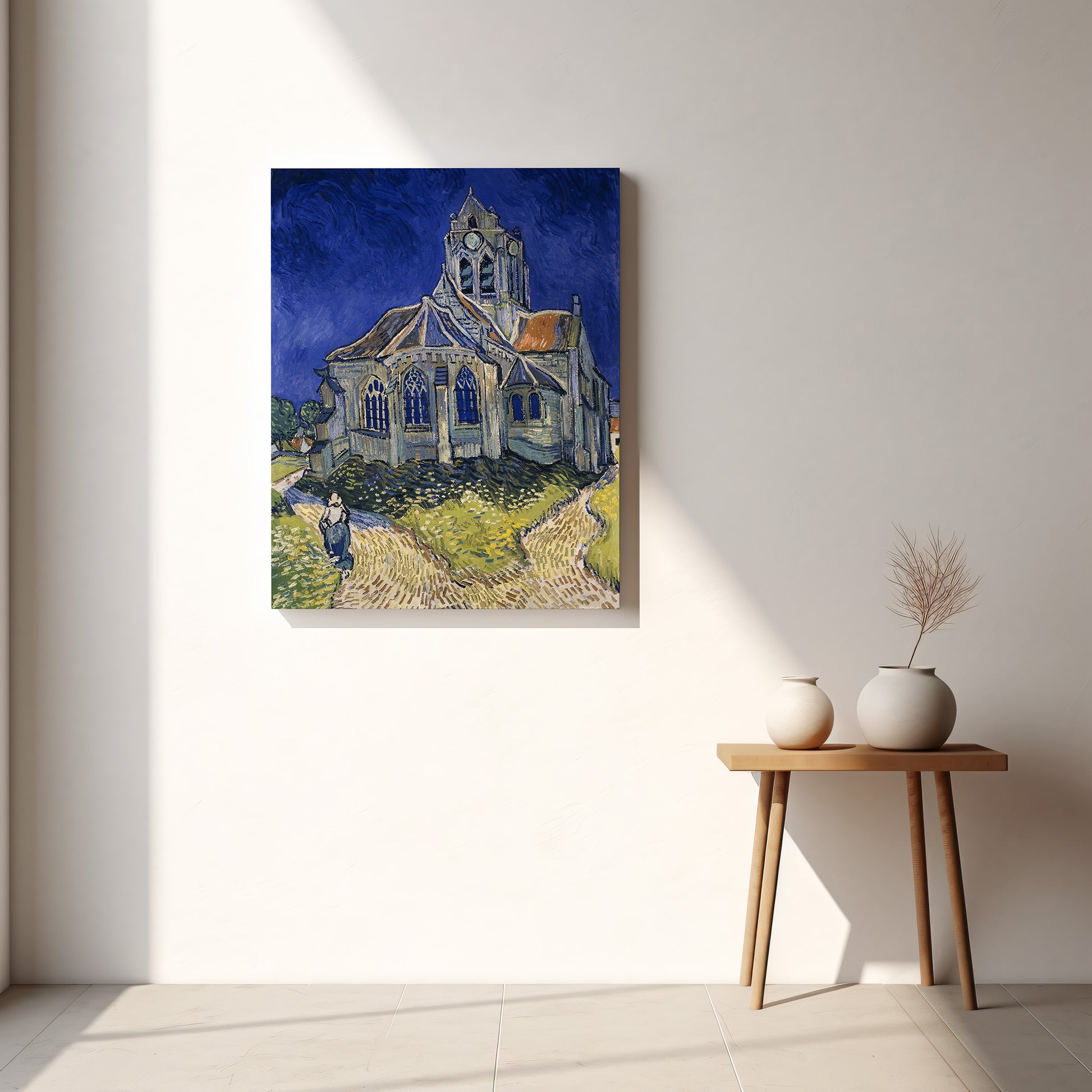 Church in Auvers - sur - Oise (1890) – Vincent van Gogh - Printed Masterpieces