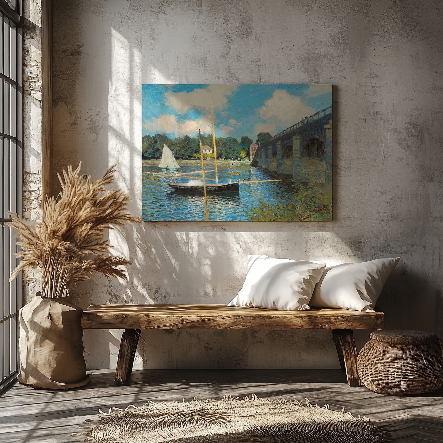 The Bridge at Argenteuil (1874) – Claude Monet