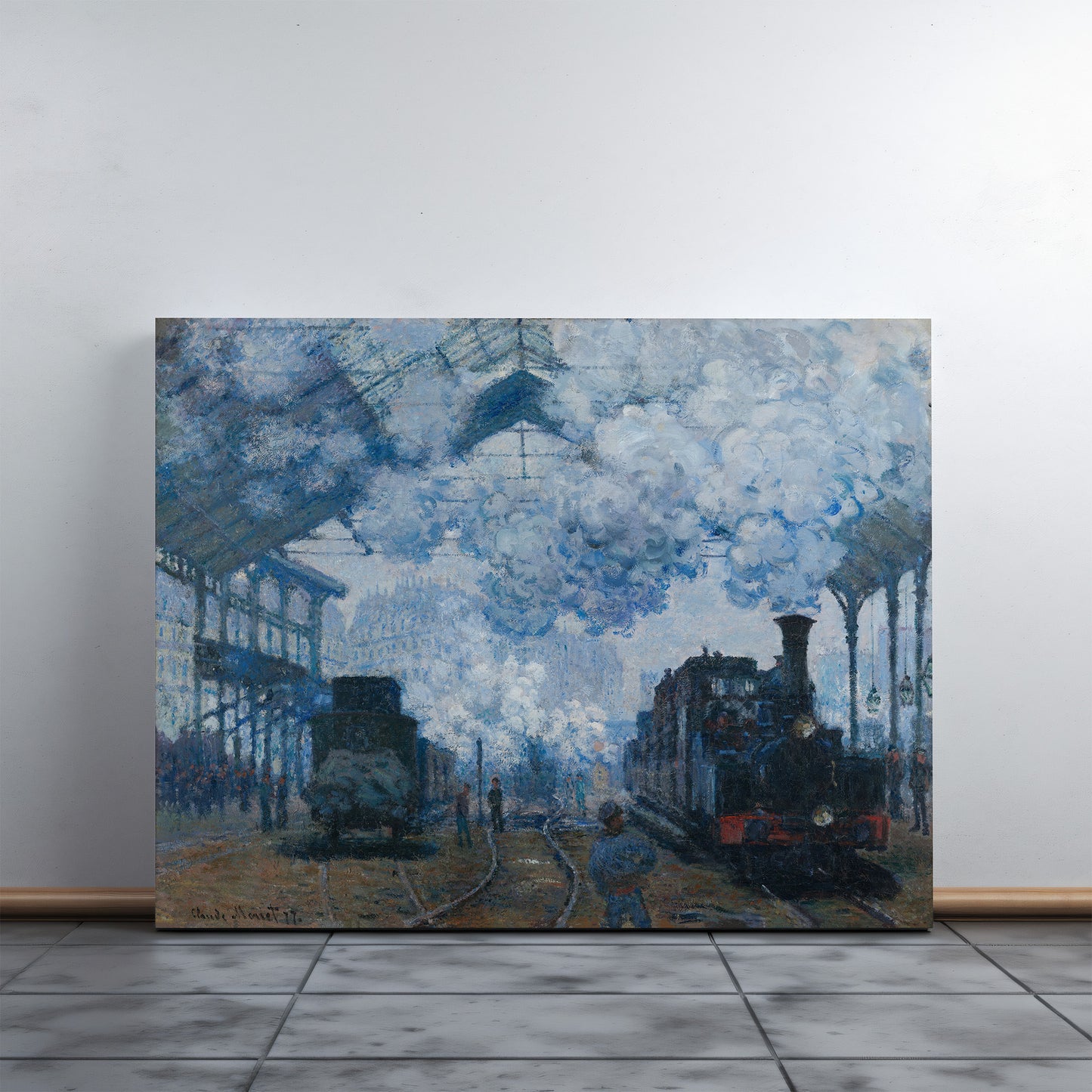 Arrival of a Train (1877) – Claude Monet