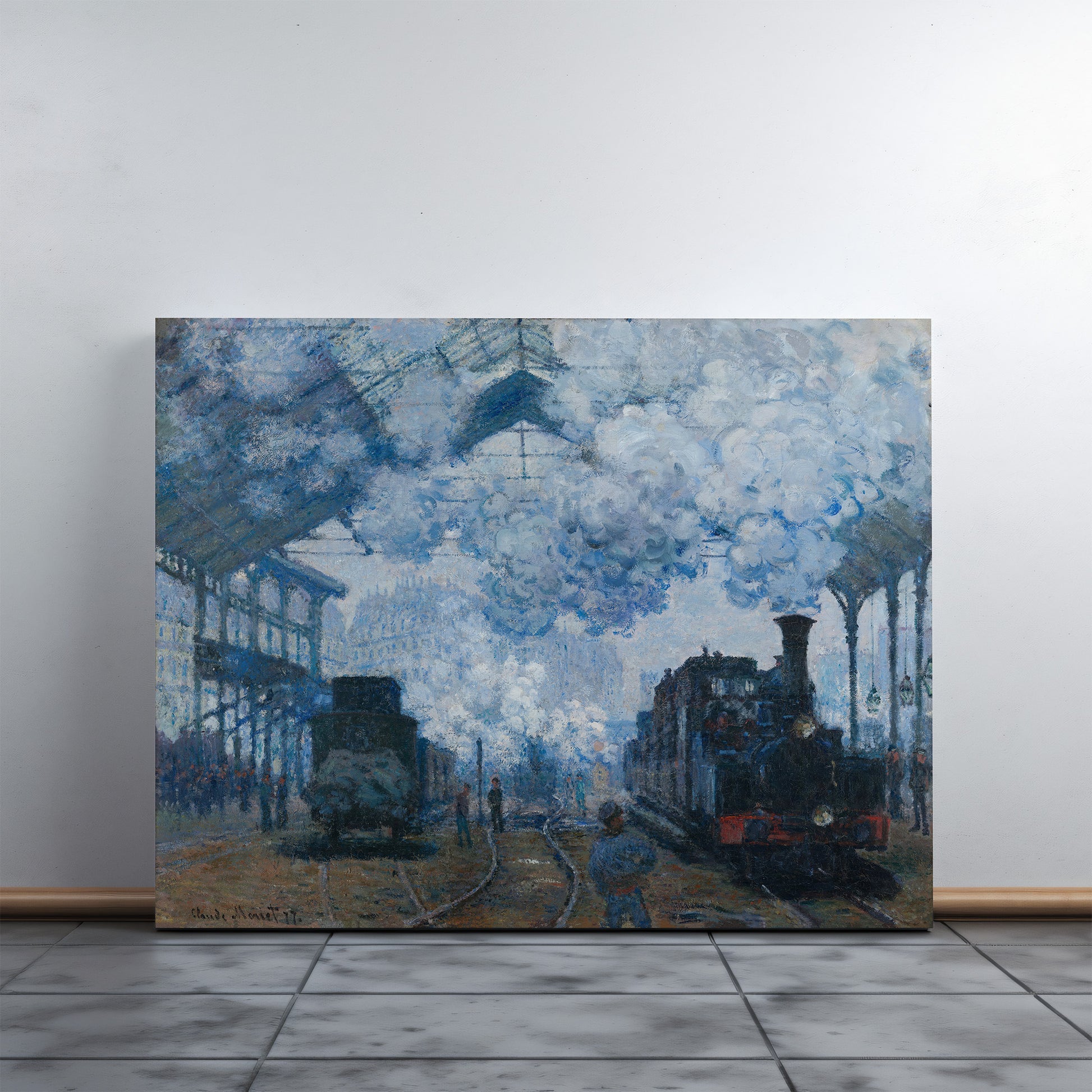 Arrival of a Train (1877) – Claude Monet