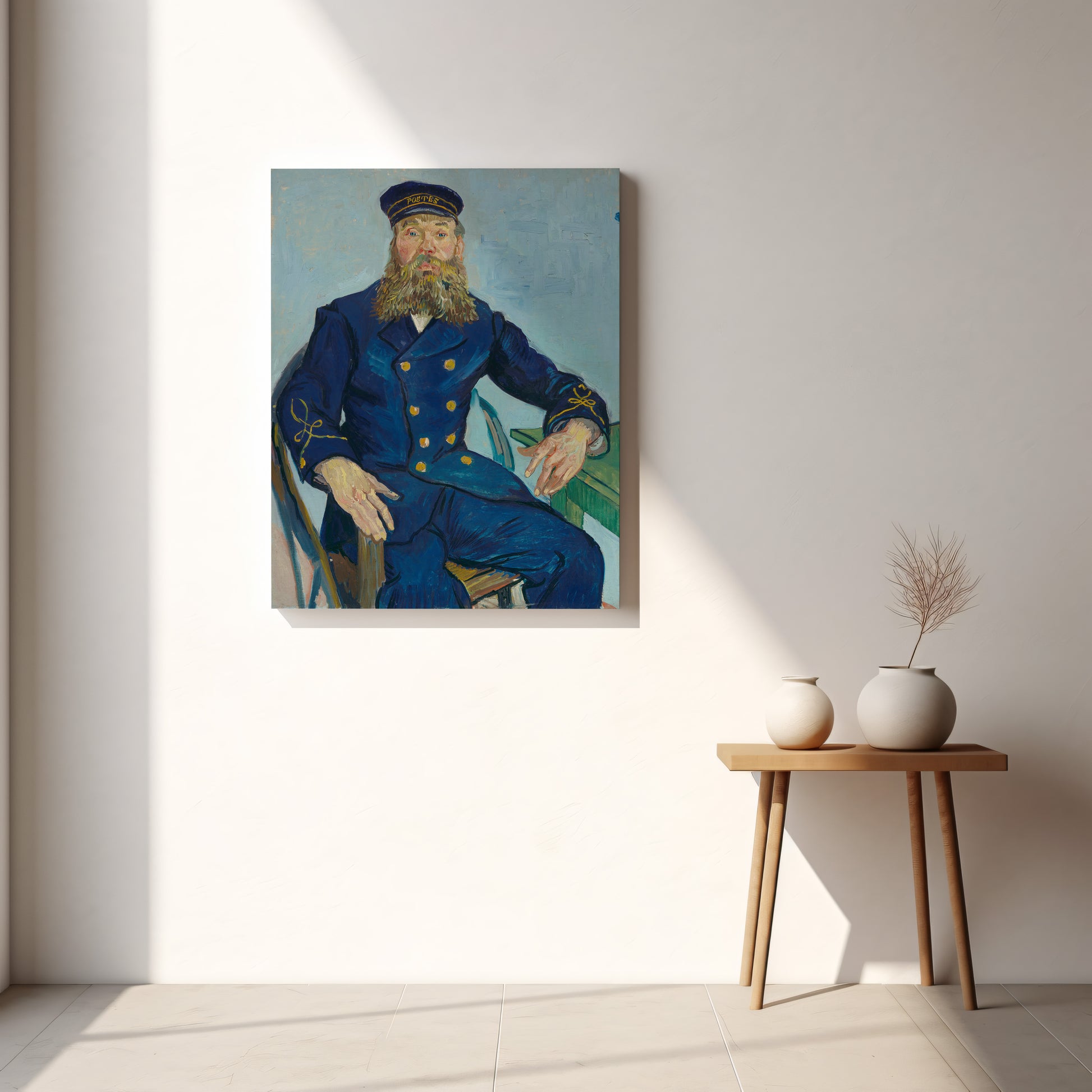 Portrait of the Postman Joseph Roulin (1888) – Vincent van Gogh