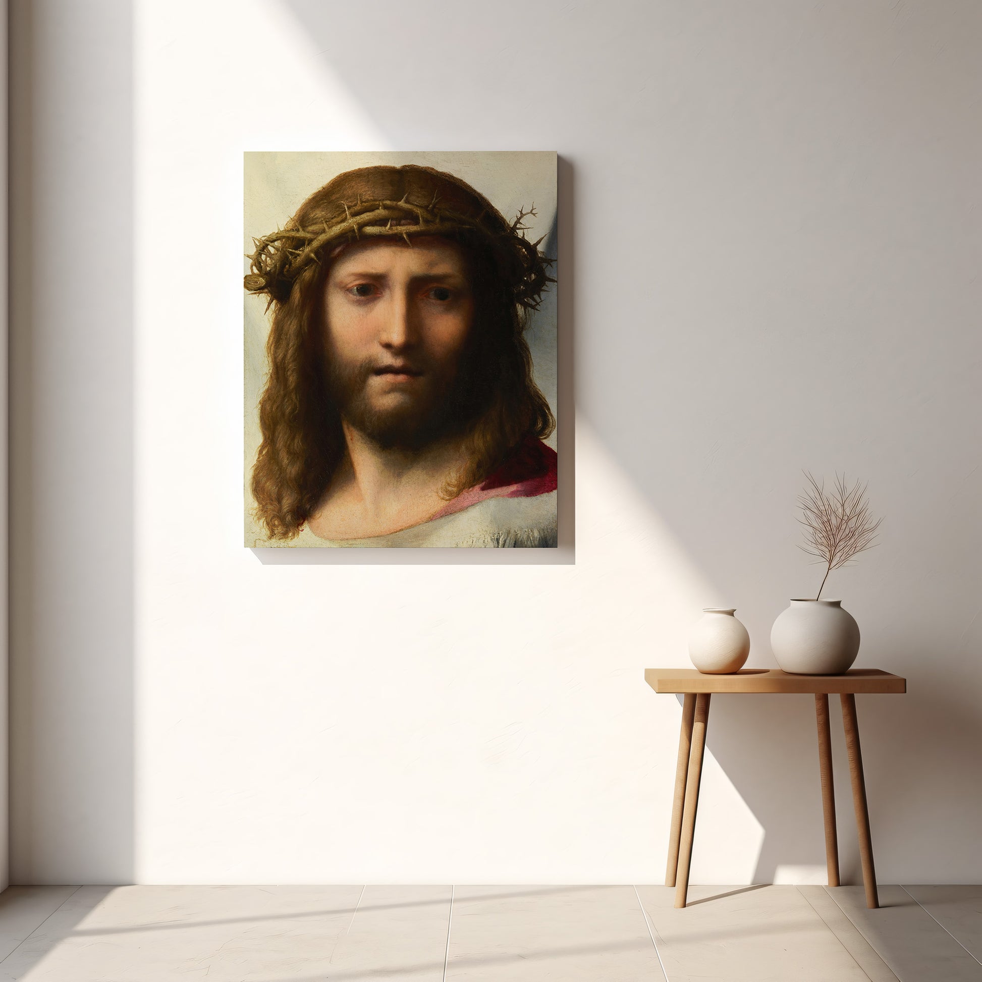Head of Christ – Antonio da Correggio, Classic Art Reproduction