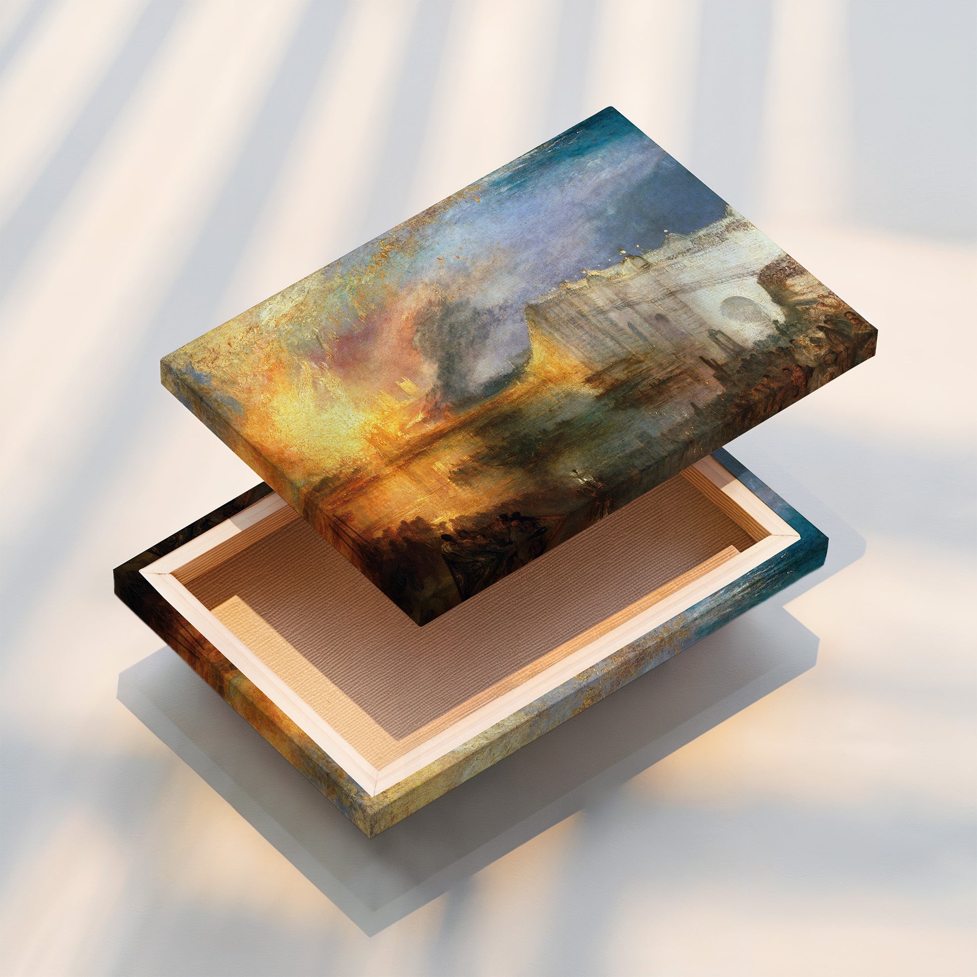 The Burning of the Houses of Lords and Commons, October 16, 1834 (1834) – Joseph Mallord William Turner