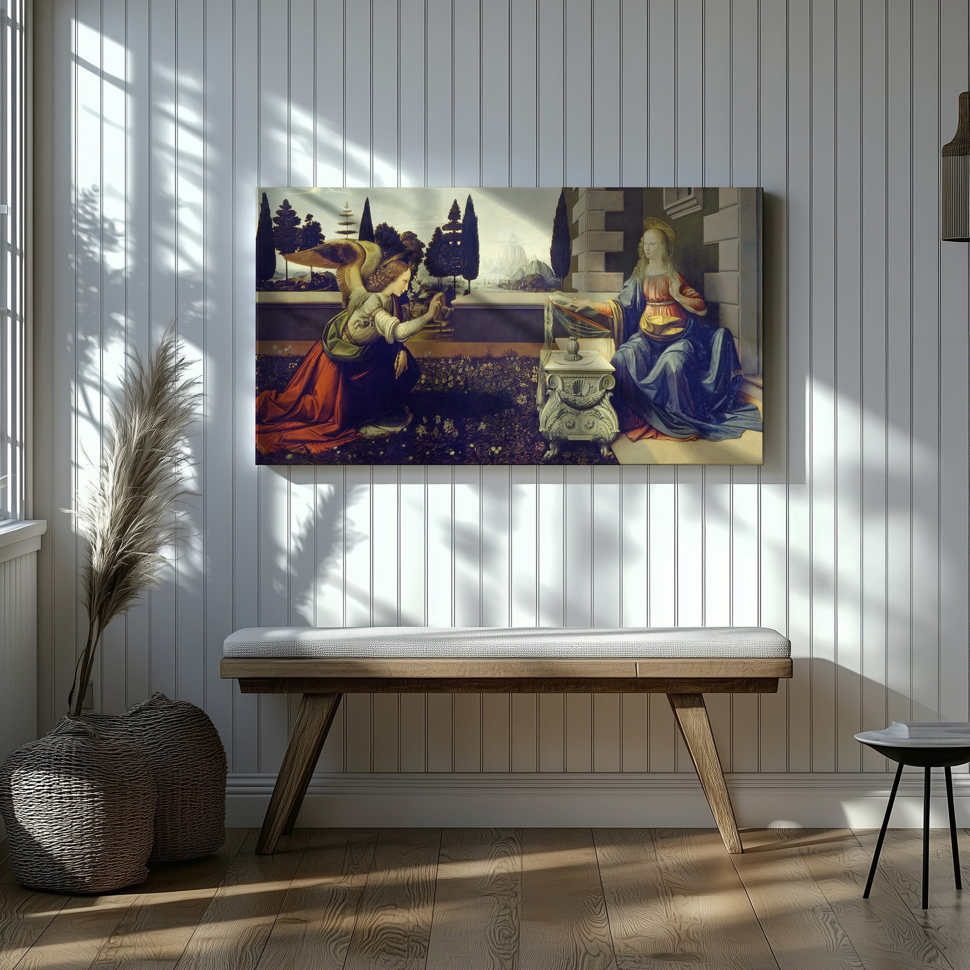 The Annunciation – Leonardo da Vinci, Classic Art Reproduction