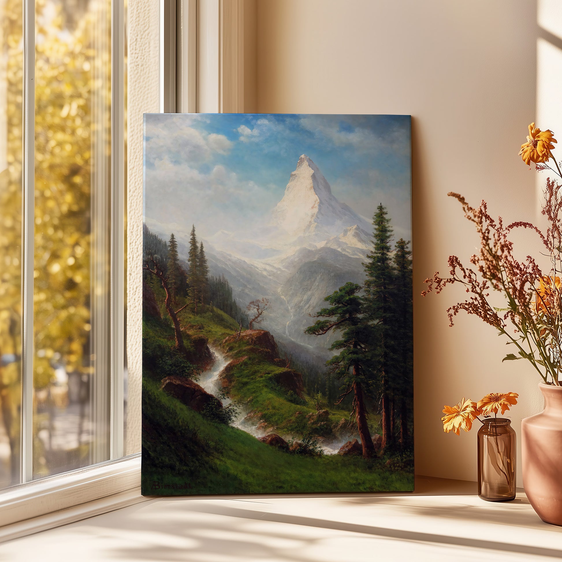 The Matterhorn (1867) – Albert Bierstadt