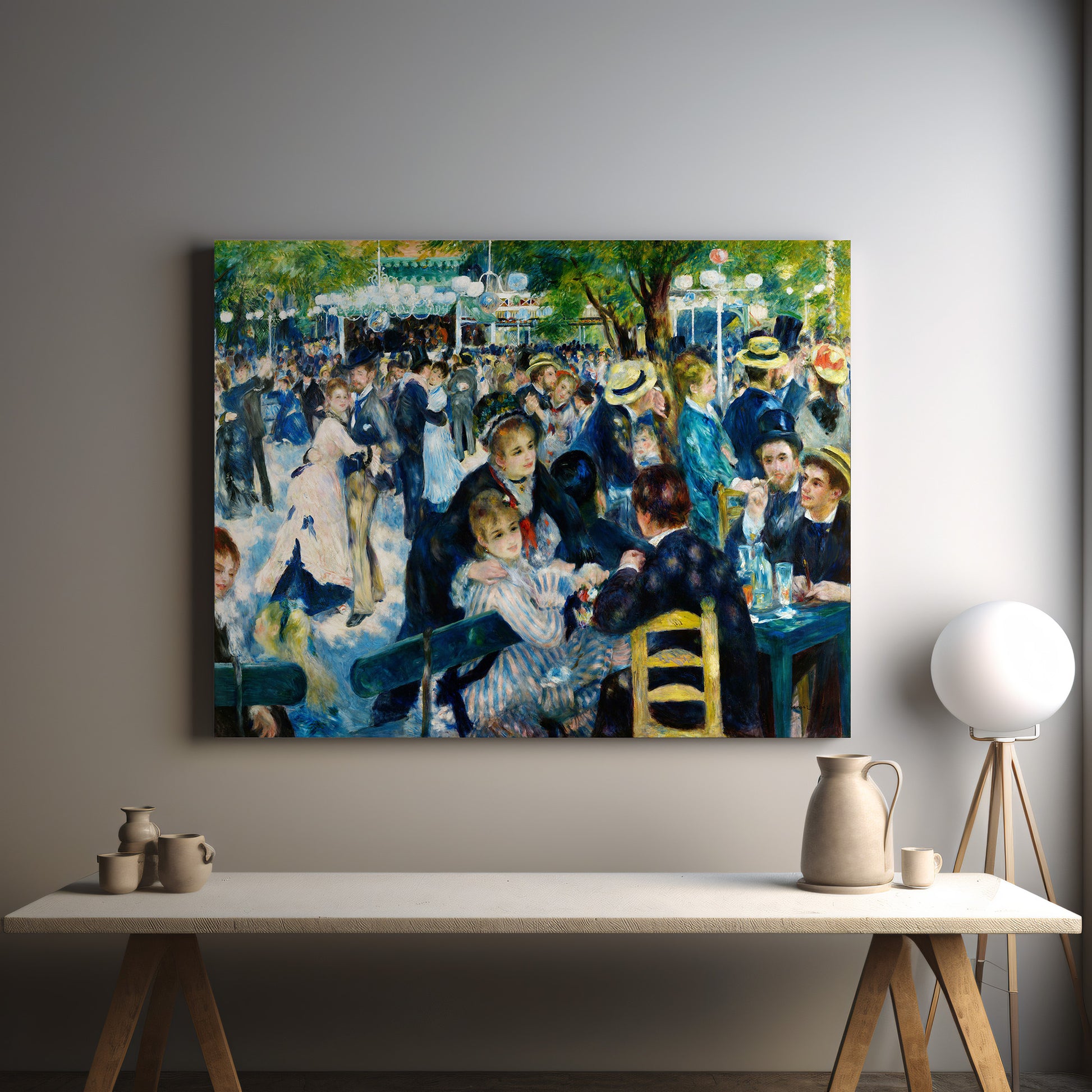 Dance at Le Moulin de la Galette (1876) – Pierre-Auguste Renoir