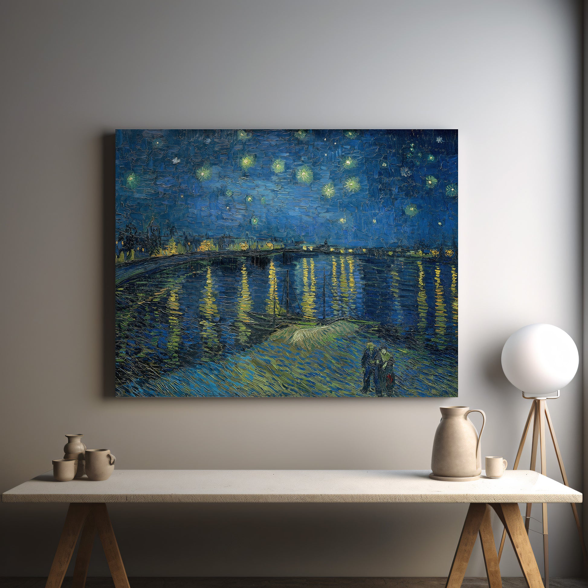 Starry Night Over the Rhone (1888) – Vincent van Gogh
