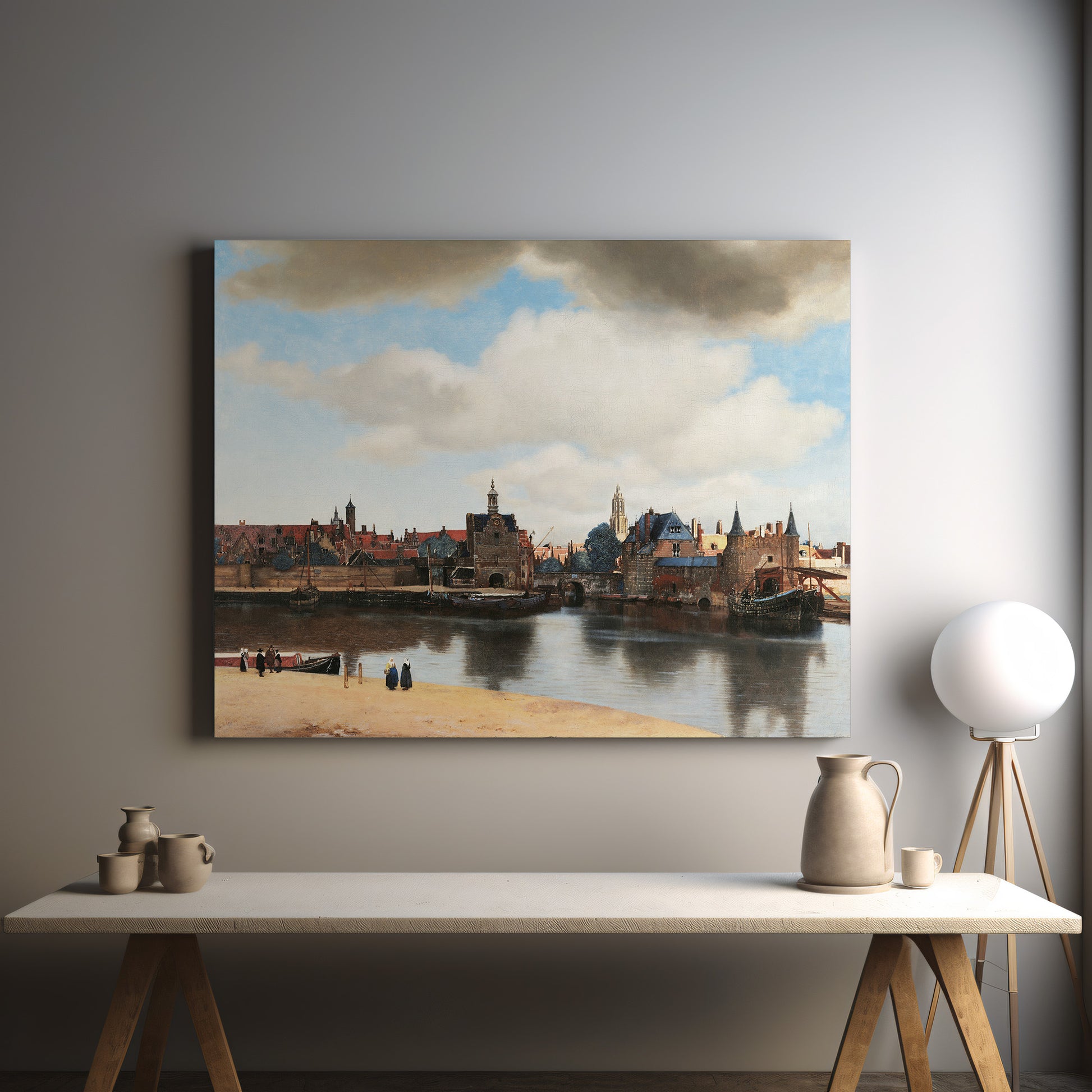 View of Delft (1660) – Johannes Vermeer