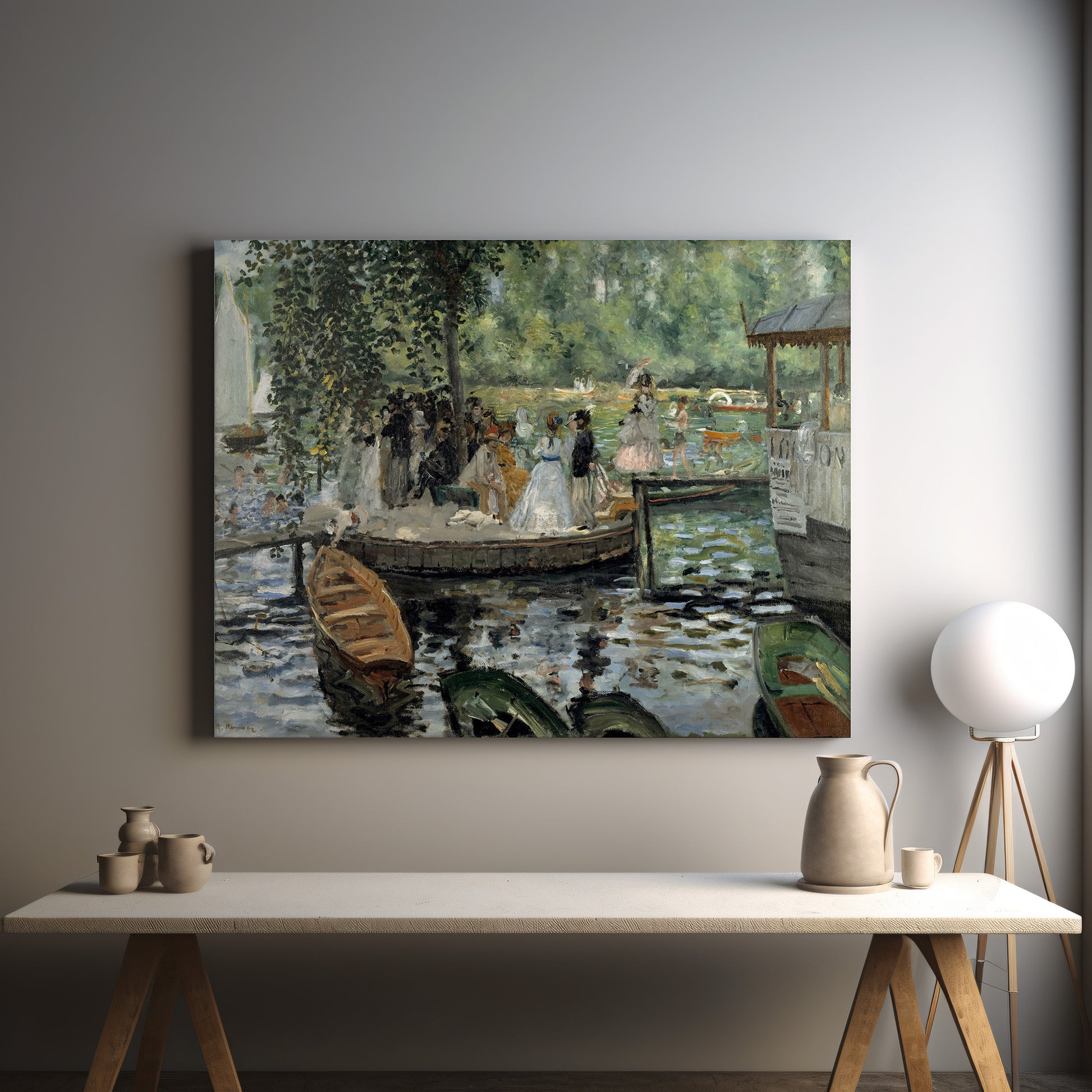 La Grenouillère (1869) – Pierre-Auguste Renoir