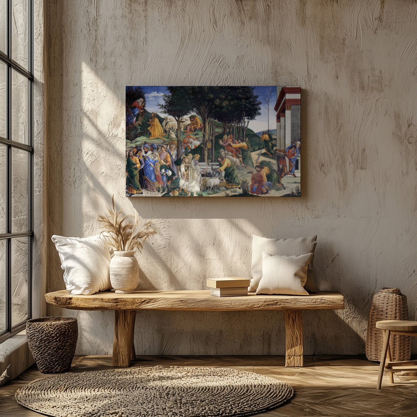 Youth of Moses (1481–1482) – Sandro Botticelli