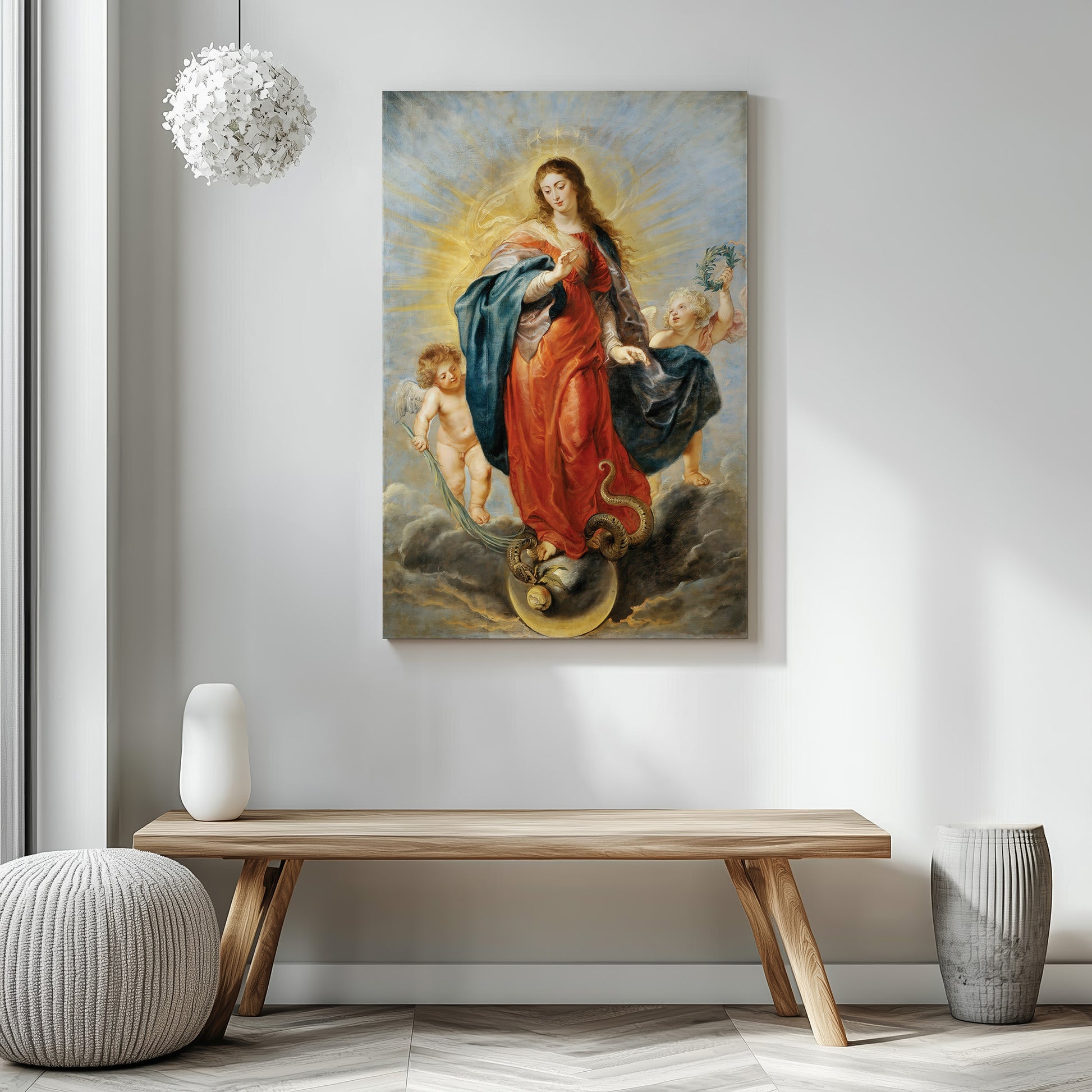 Virgin of Immaculate Conception, Virgin Mary – Peter Paul Rubens, Classic Art Reproduction