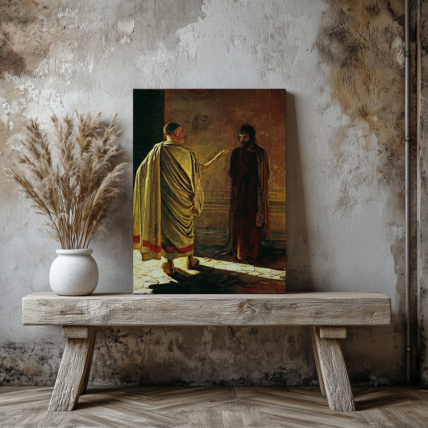 What is truth? Christ before Pilate (1890) – Nikolai Ge