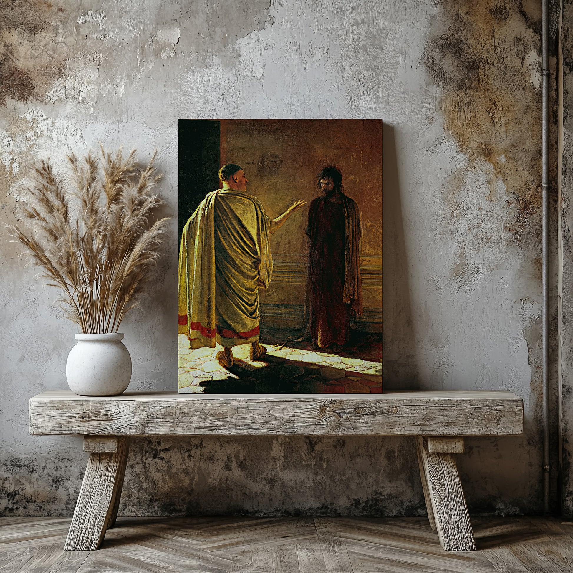 What is truth? Christ before Pilate (1890) – Nikolai Ge