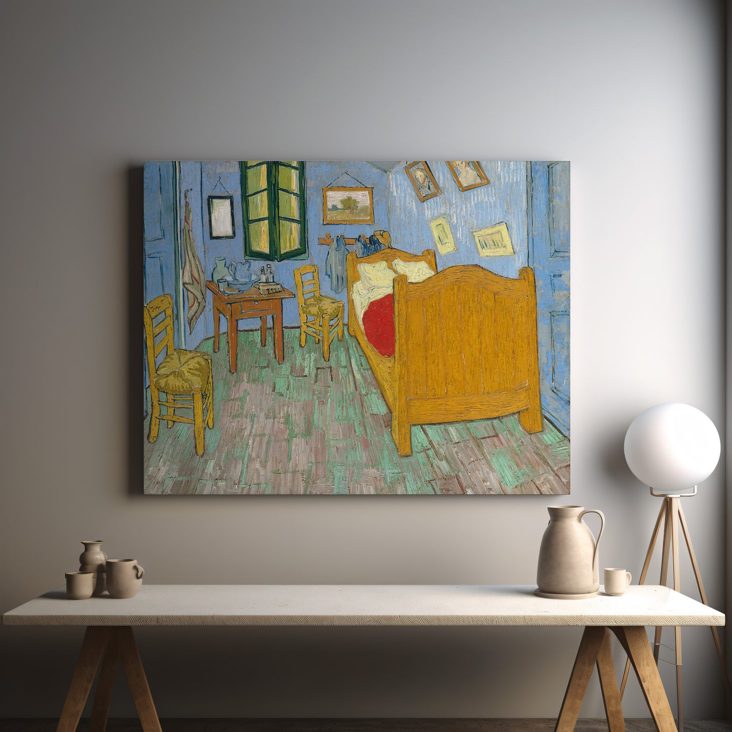 The Bedroom (1888) – Vincent van Gogh - Printed Masterpieces