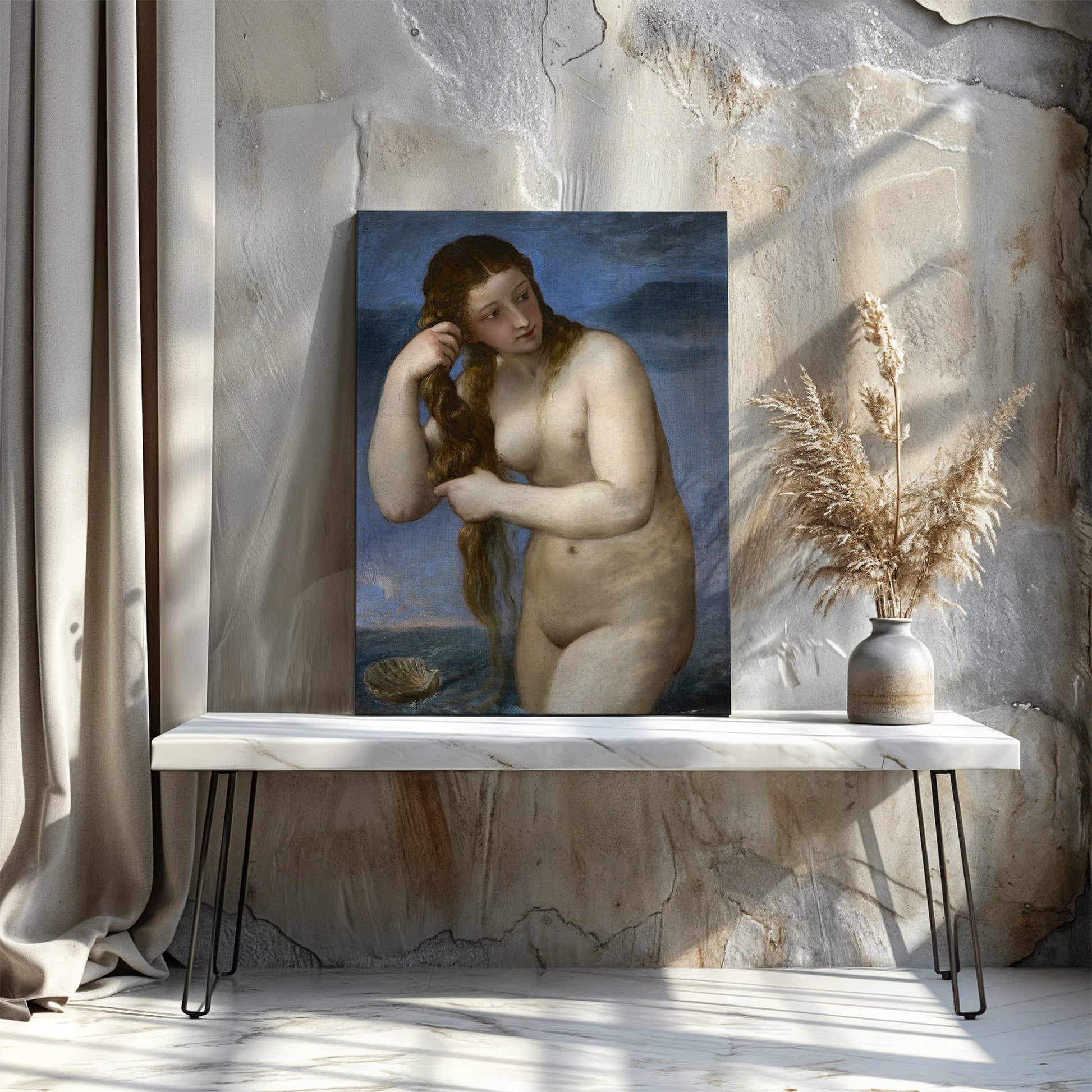 Venus Rising from the Sea (1520) – Titian