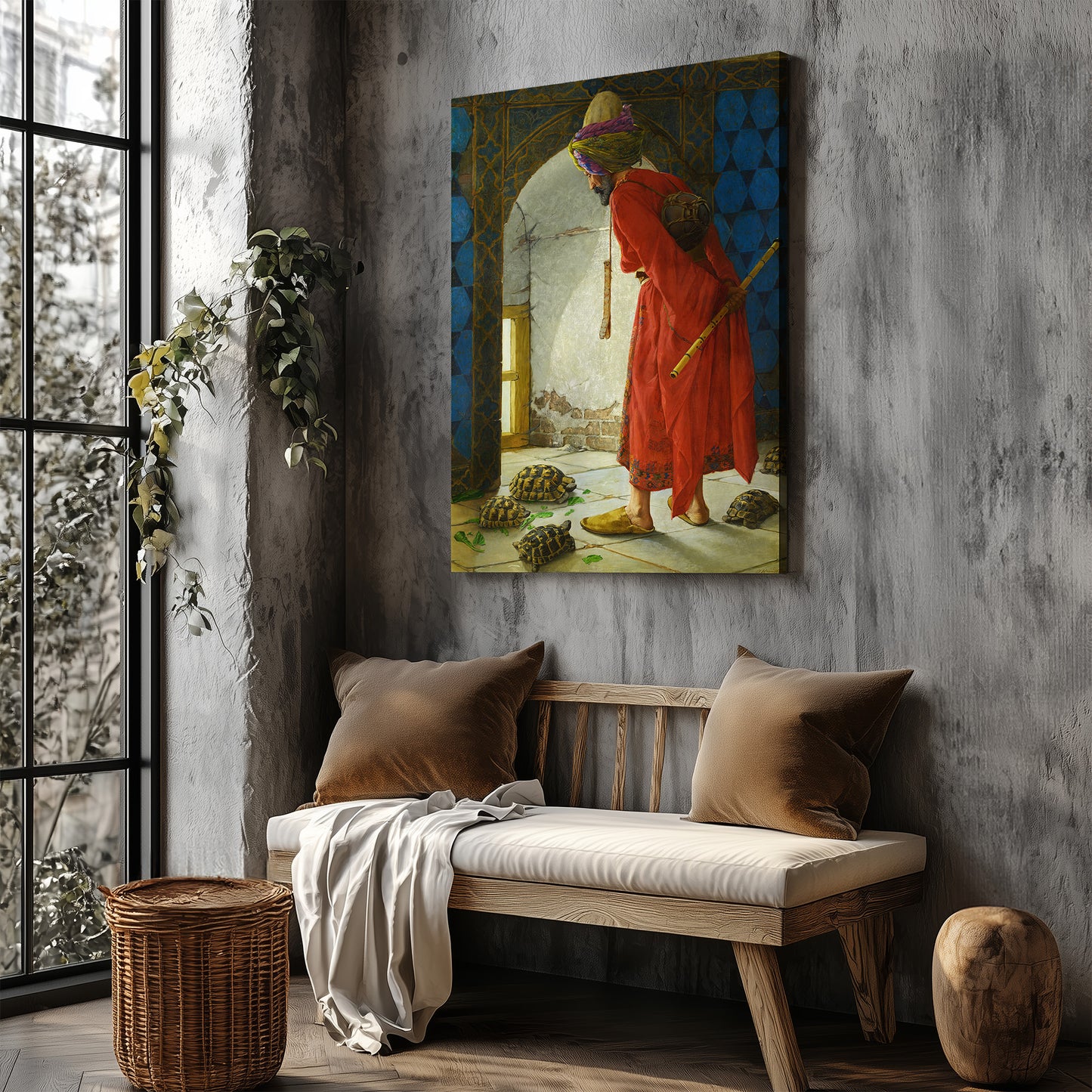 Tortoise Trainer – Osman Hamdi Bey, Classic Art Reproduction