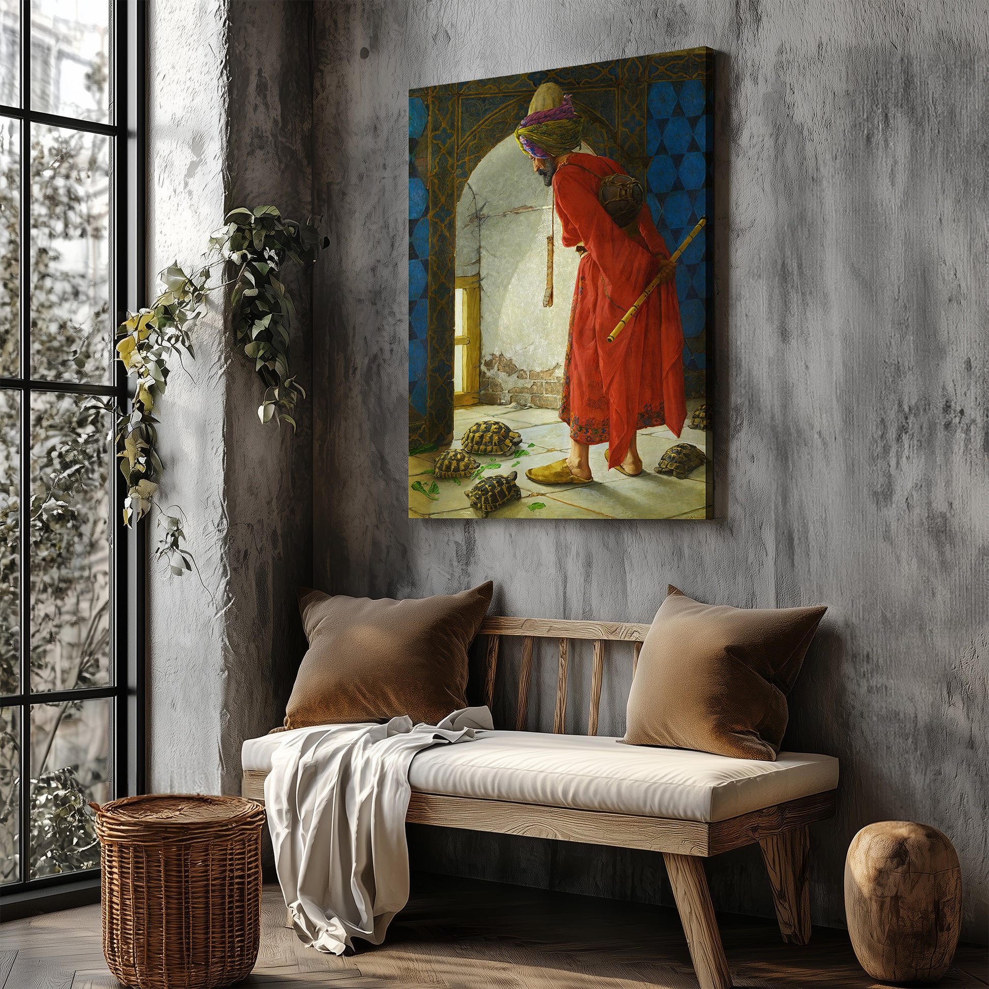 Tortoise Trainer – Osman Hamdi Bey, Classic Art Reproduction