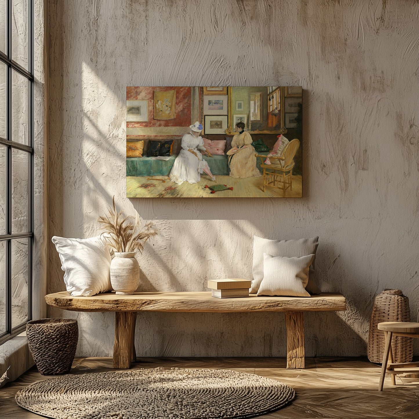 A Friendly Call (1895) – William Merritt Chase