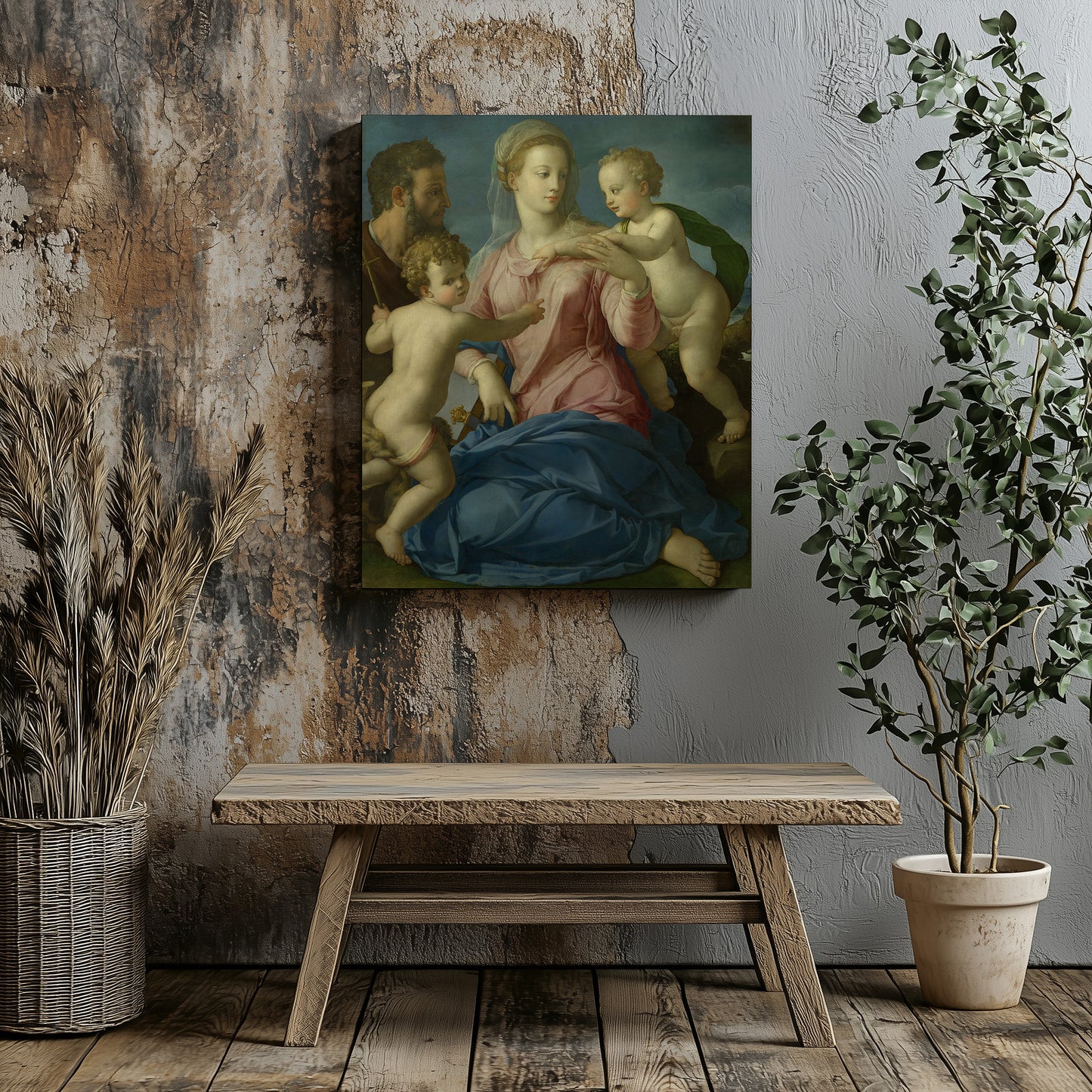 Madonna and Child (Madonna Stroganoff) – Bronzino, Classic Art Reproduction
