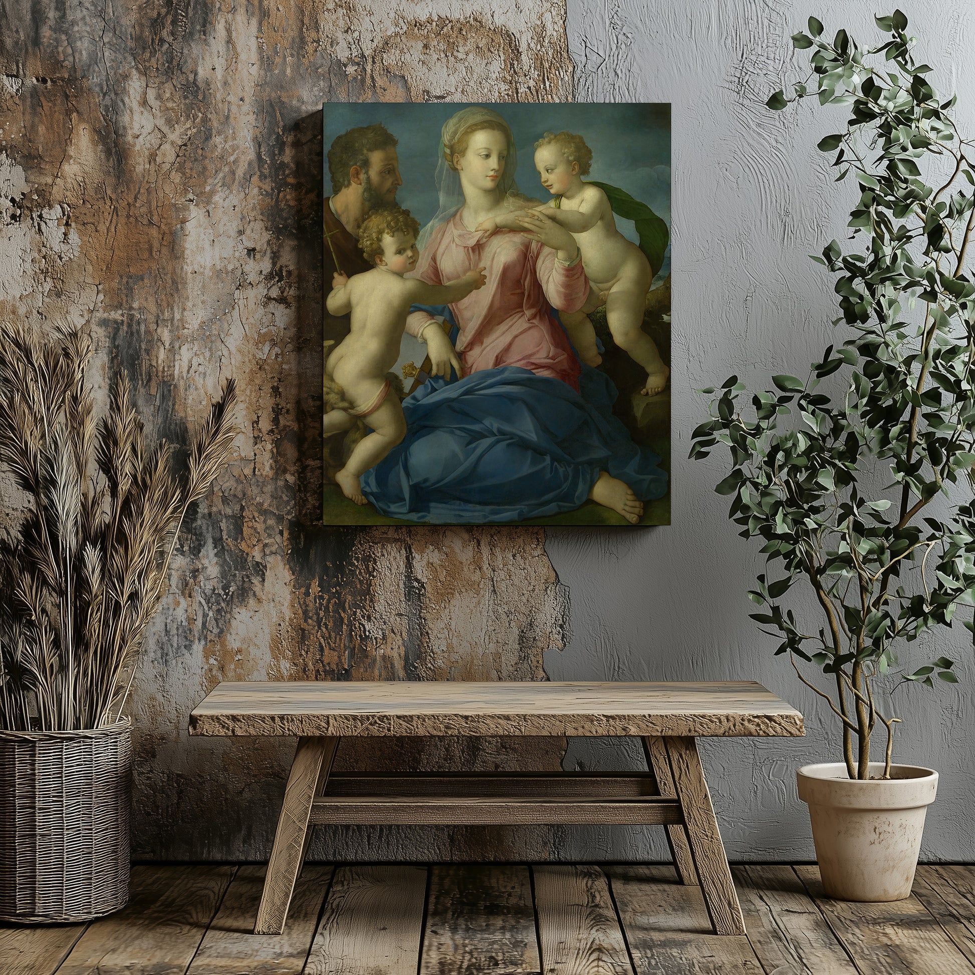 Madonna and Child (Madonna Stroganoff) – Bronzino, Classic Art Reproduction