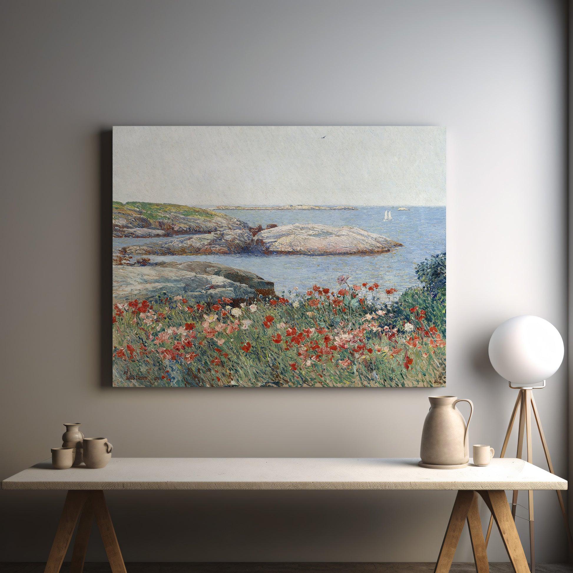 Poppies, Isles of Shoals (1891) – Childe Hassam - Printed Masterpieces