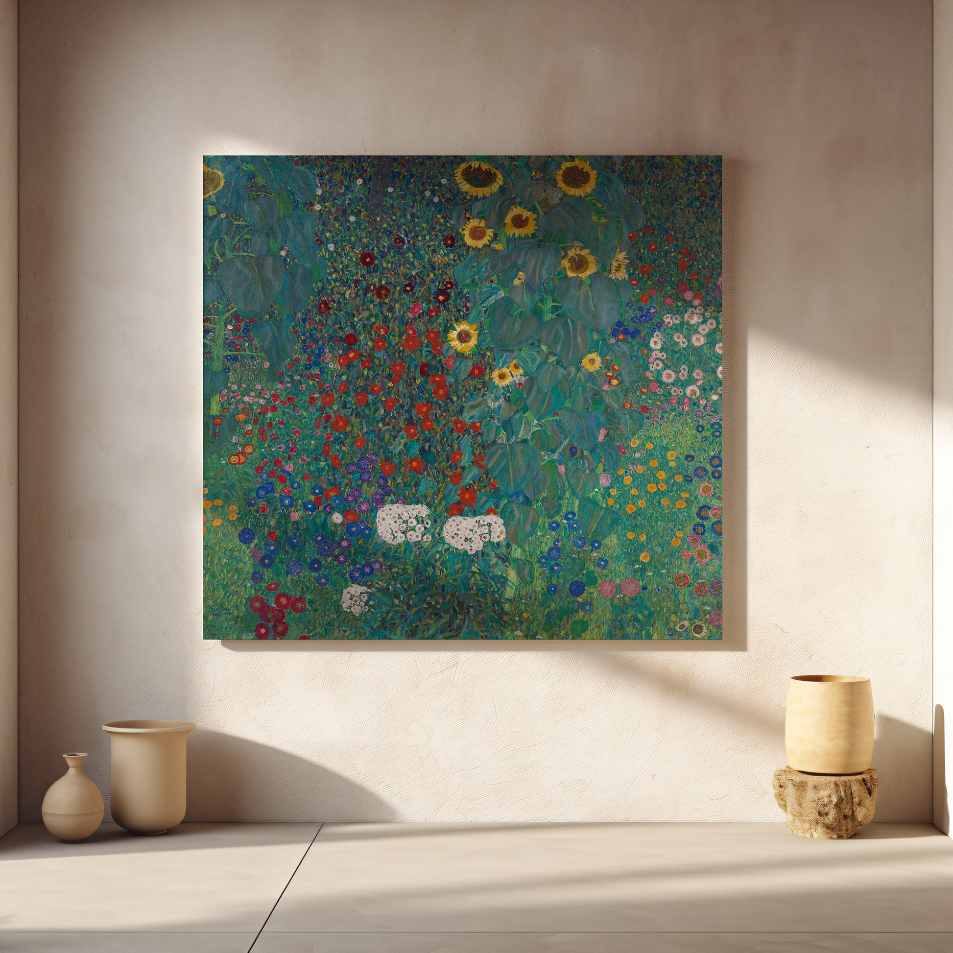 Farm Garden with Sunflowers (1907) – Gustav Klimt