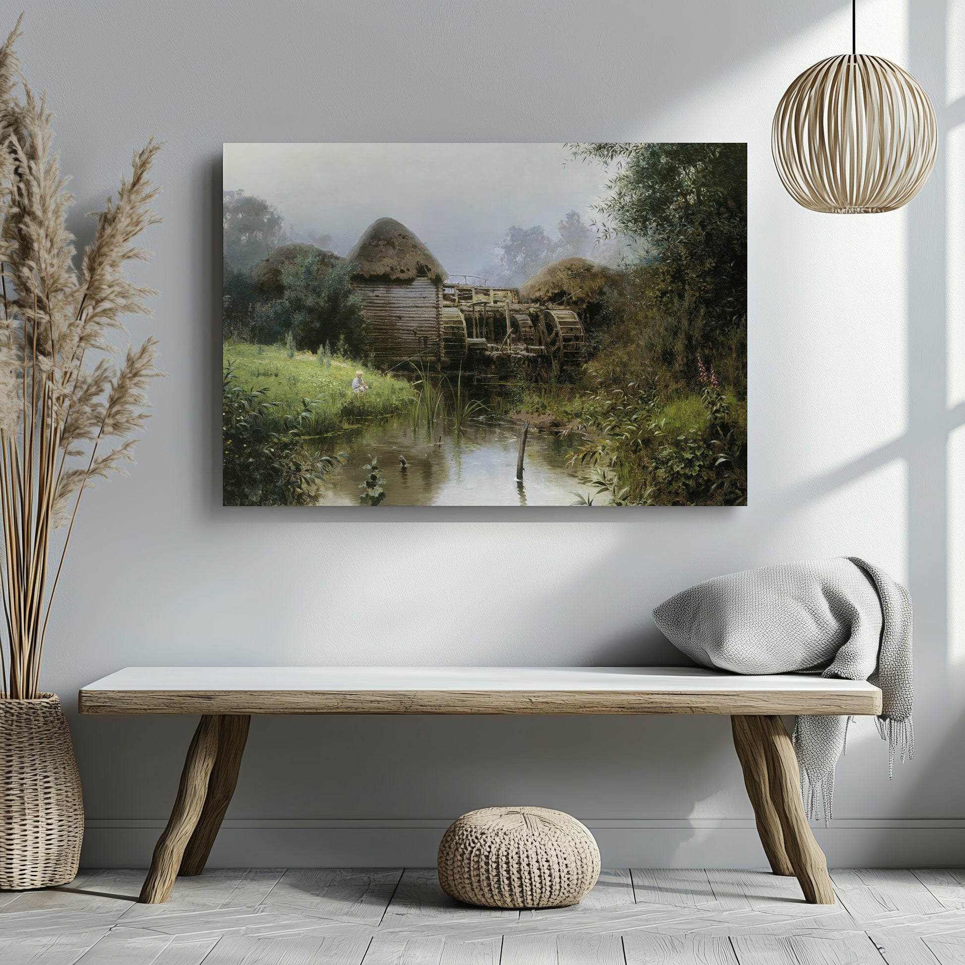 Old Mill – Vasily Polenov, Classic Art Reproduction