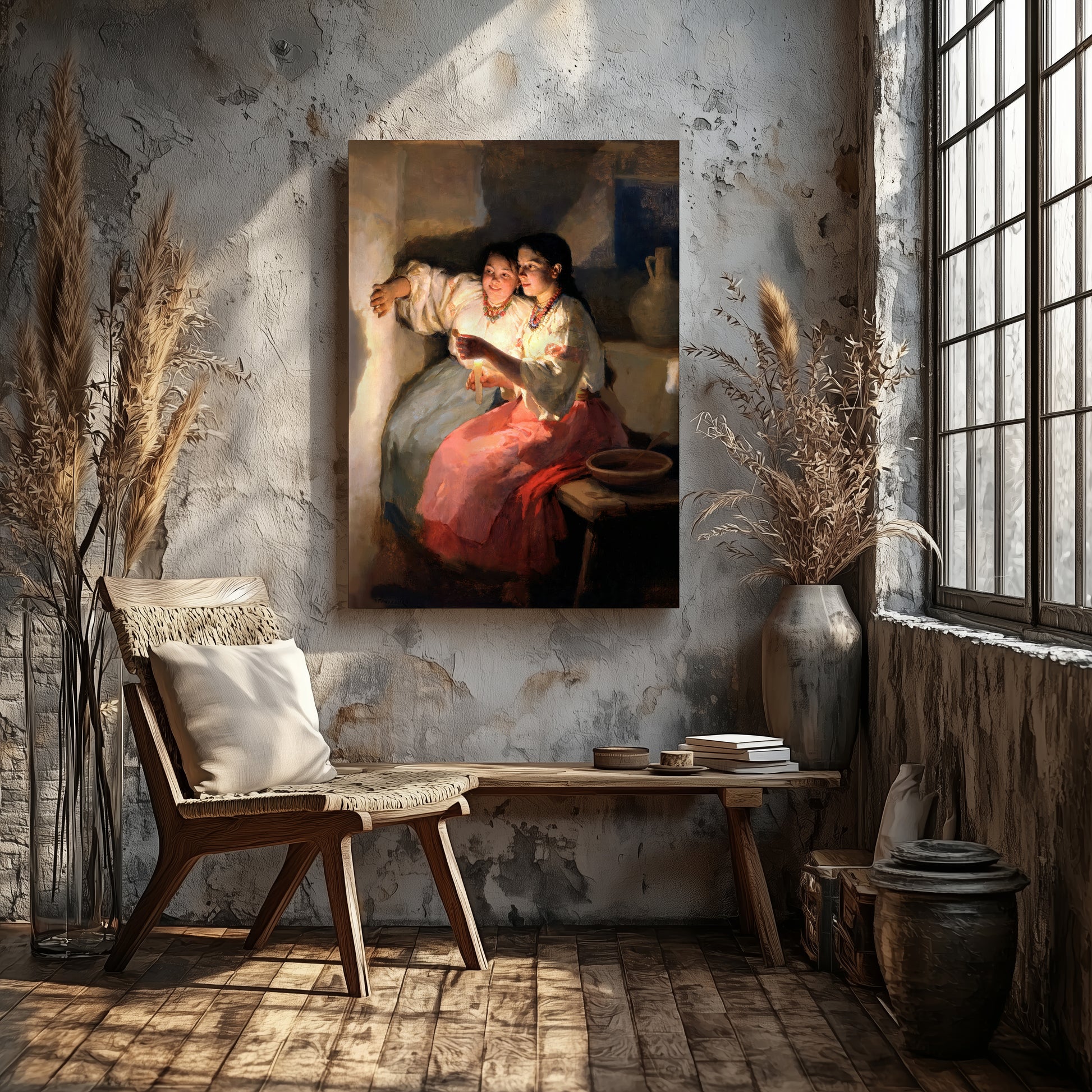 Ukrainian Christmas Fortune Telling (1893) – Mykola Pymonenko