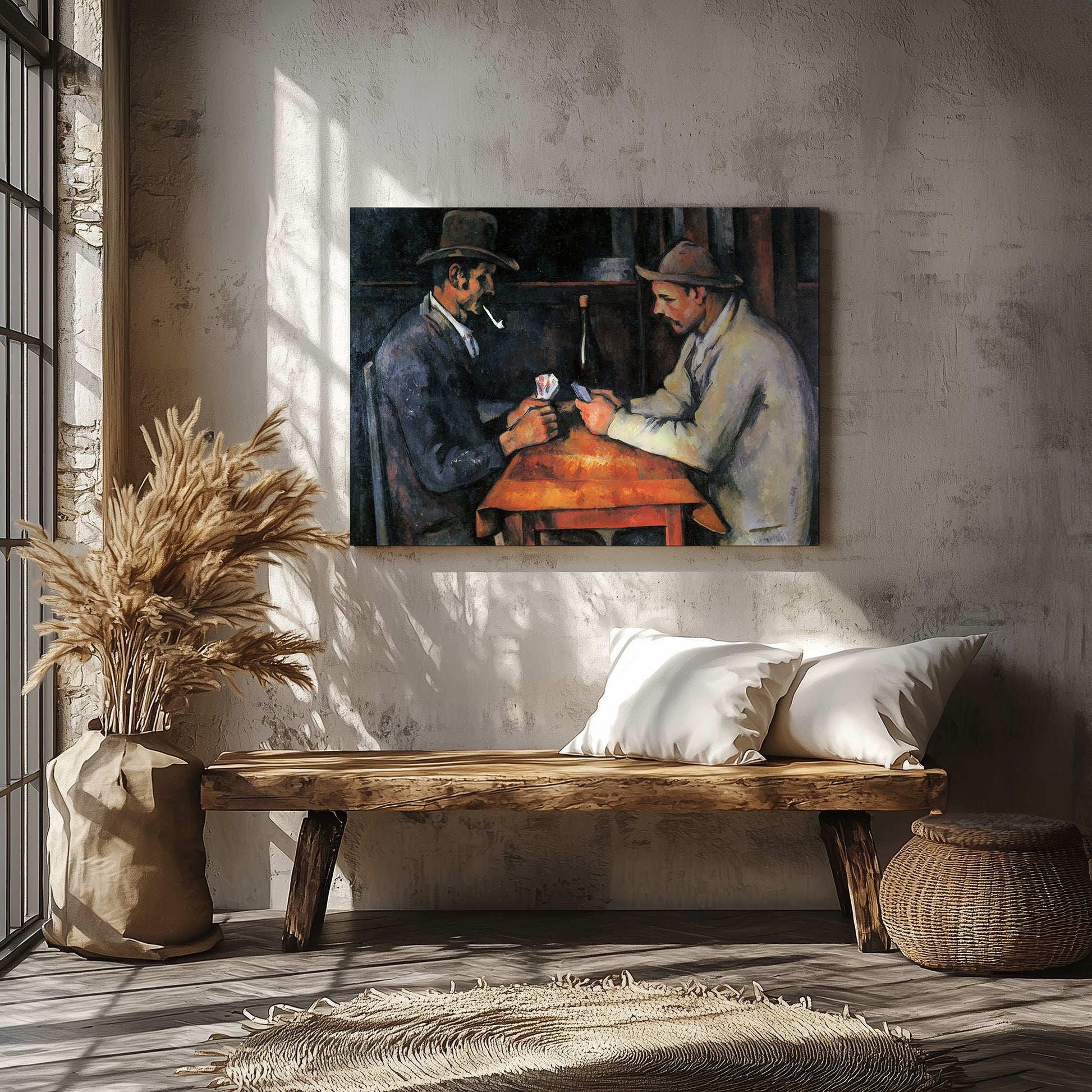 The Card Players – Paul Cézanne, Classic Art Reproduction