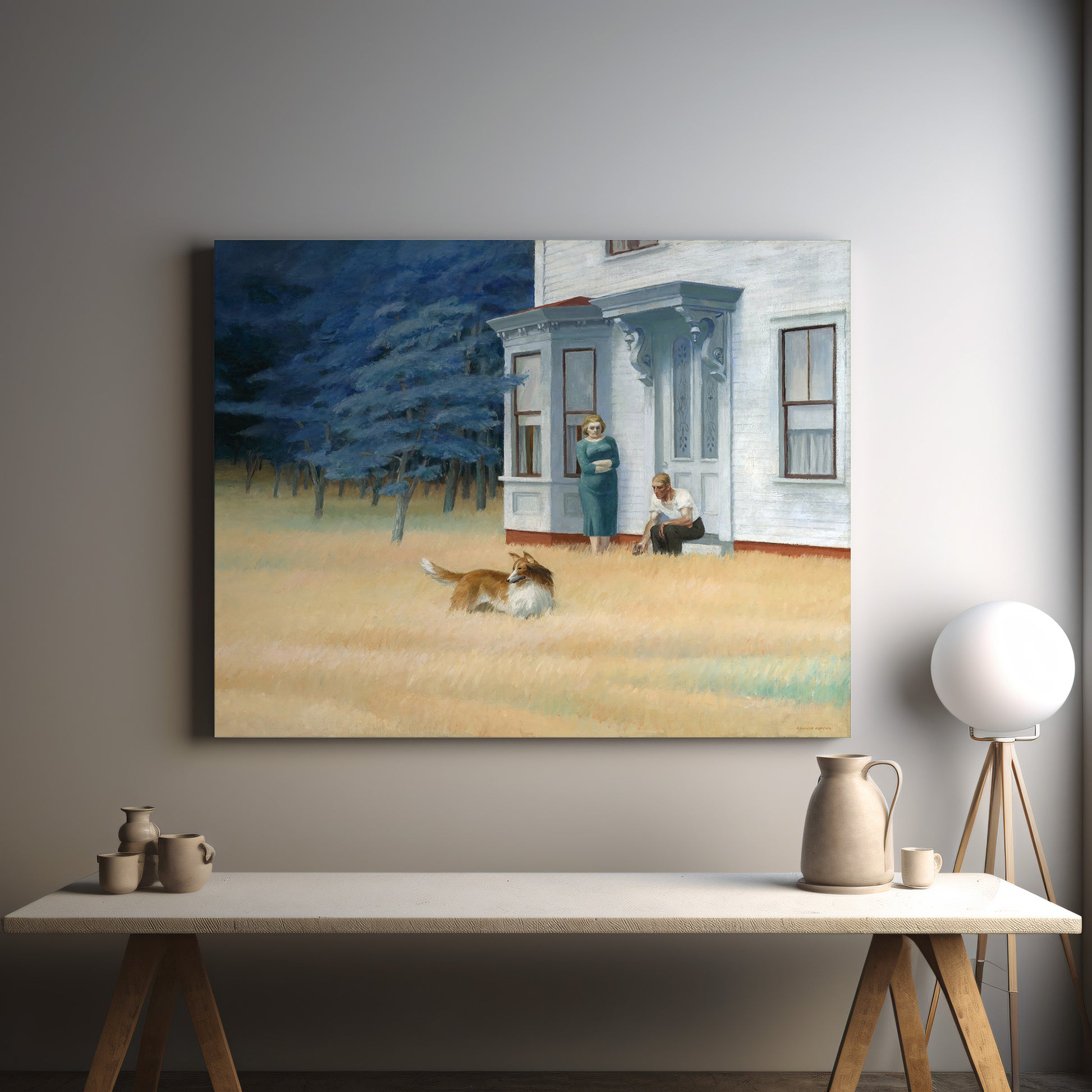 Cape Cod Evening (1939) – Edward Hopper