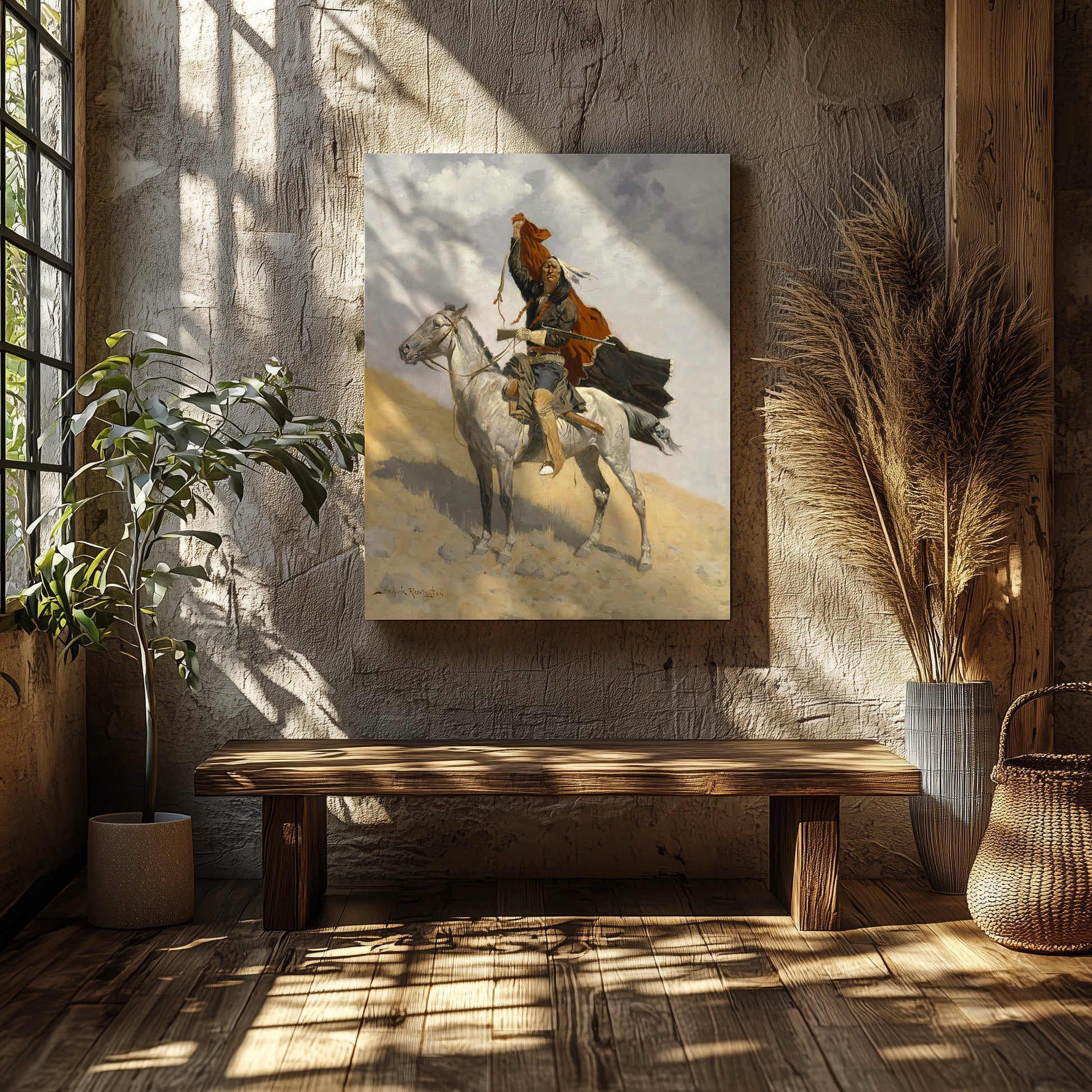 The Blanket Signal (1896) – Frederic Remington - Printed Masterpieces
