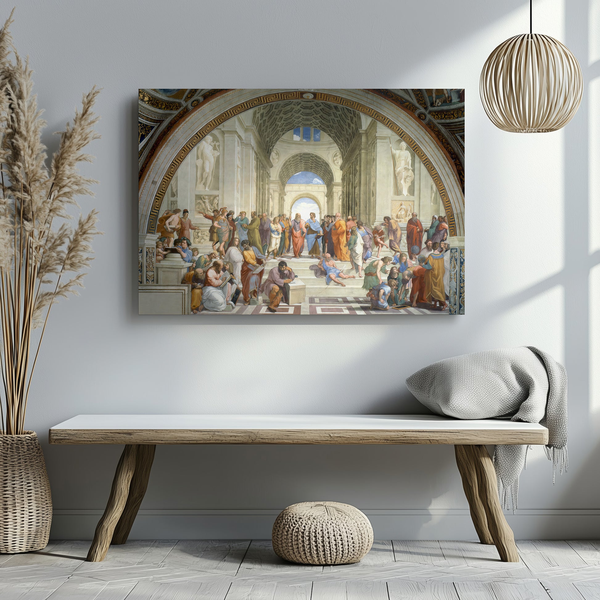 The School of Athens – Raphael Santi, Classic Art Reproduction