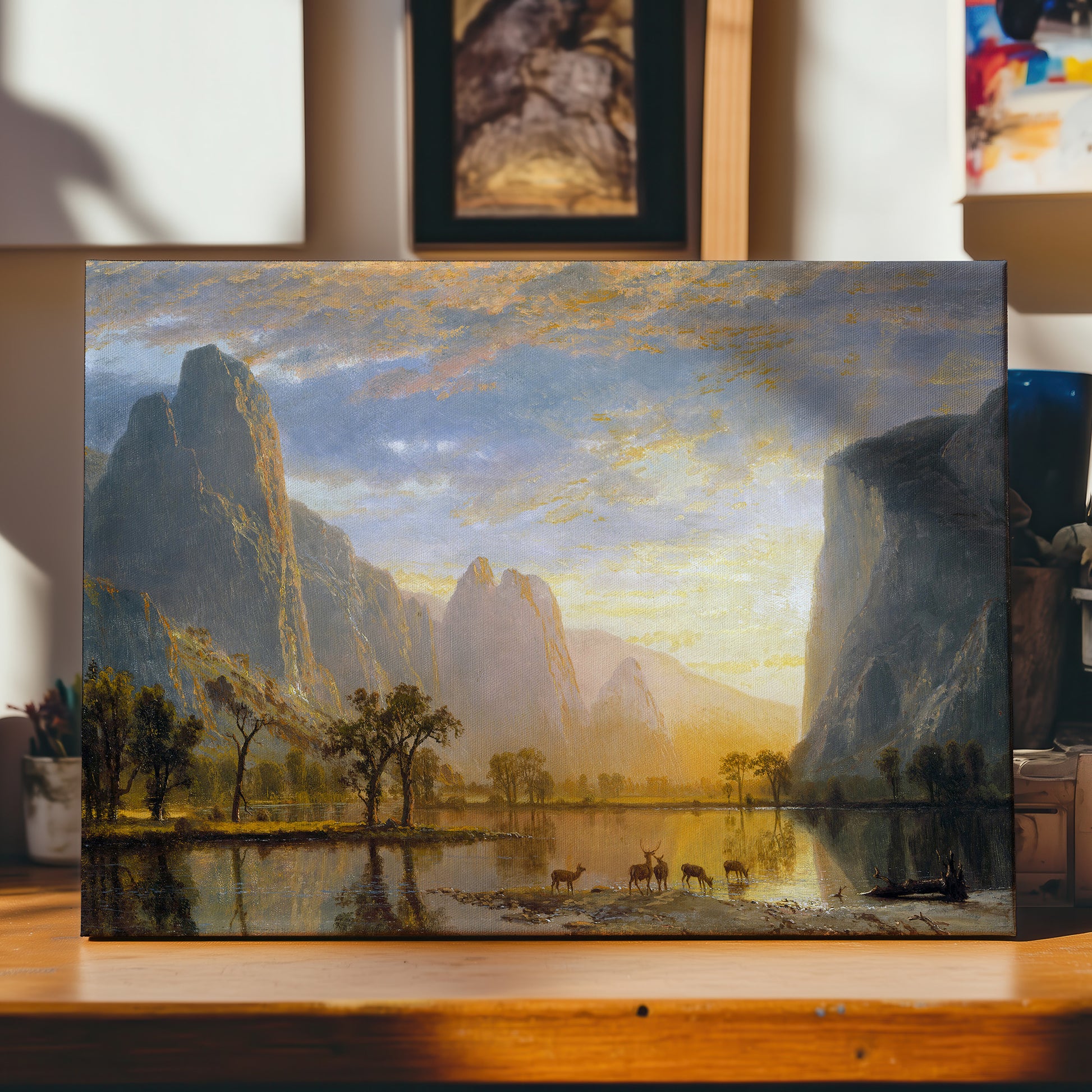 Valley of the Yosemite – Albert Bierstadt, Classic Art Reproduction
