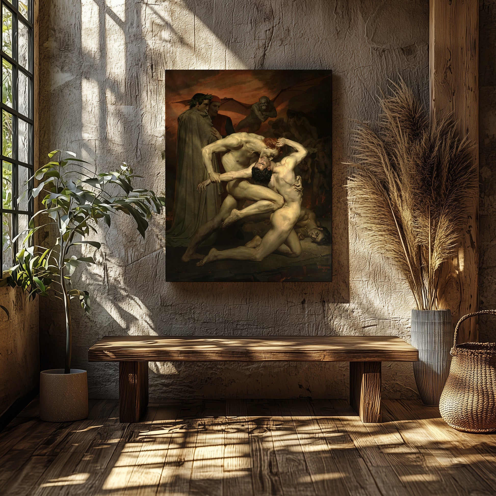 Dante and Virgil in Hell (1850) – William-Adolphe Bouguereau