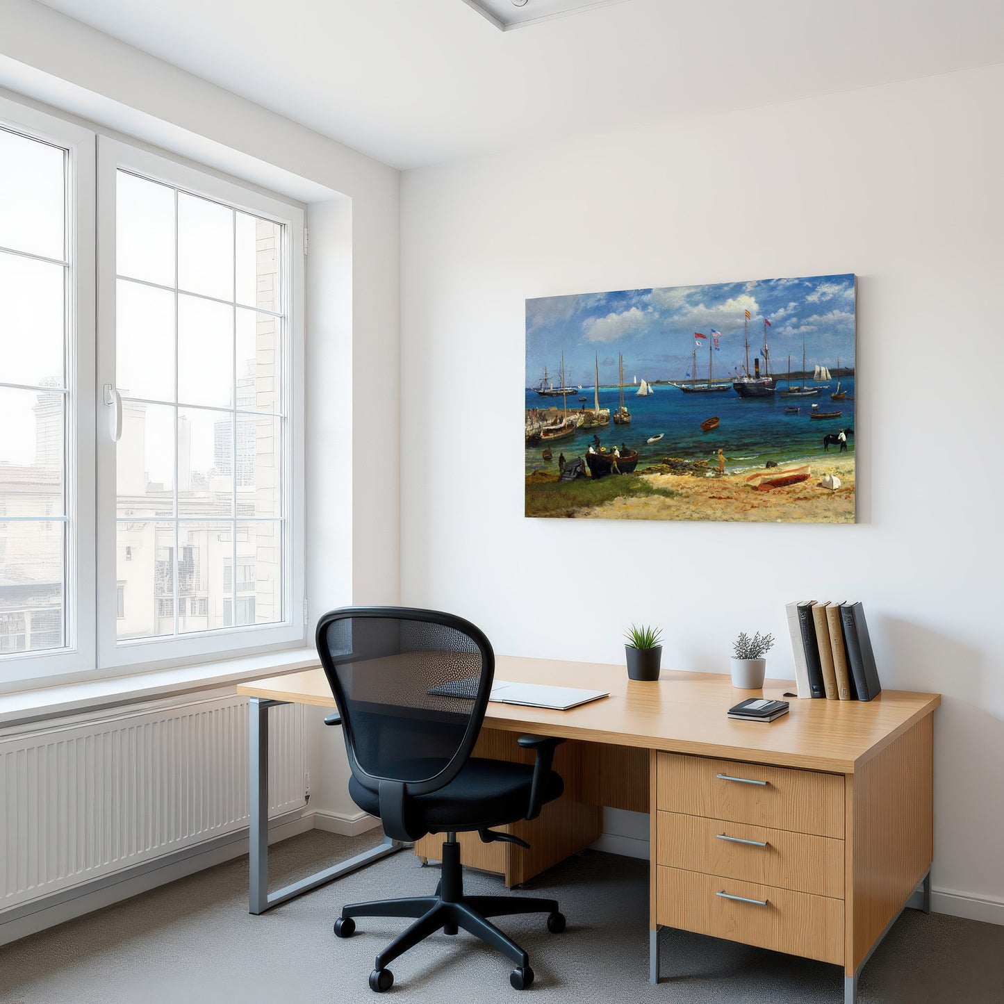 Nassau Harbor (1877) – Albert Bierstadt