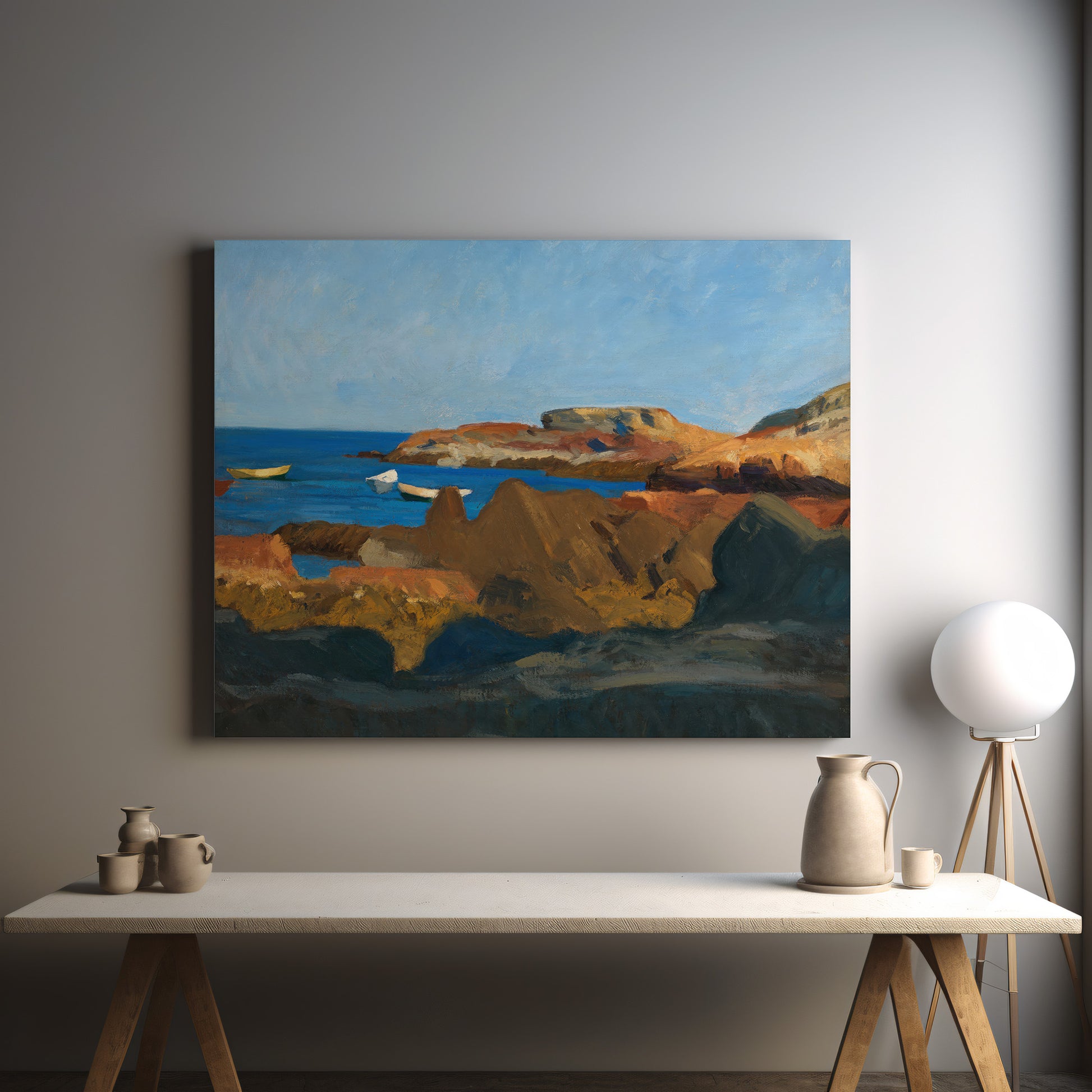 Cove at Ogunquit (1914) – Edward Hopper