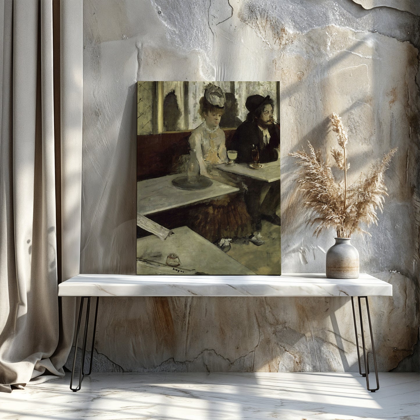 In a café (L’Absinthe) (1875) – Edgar Degas