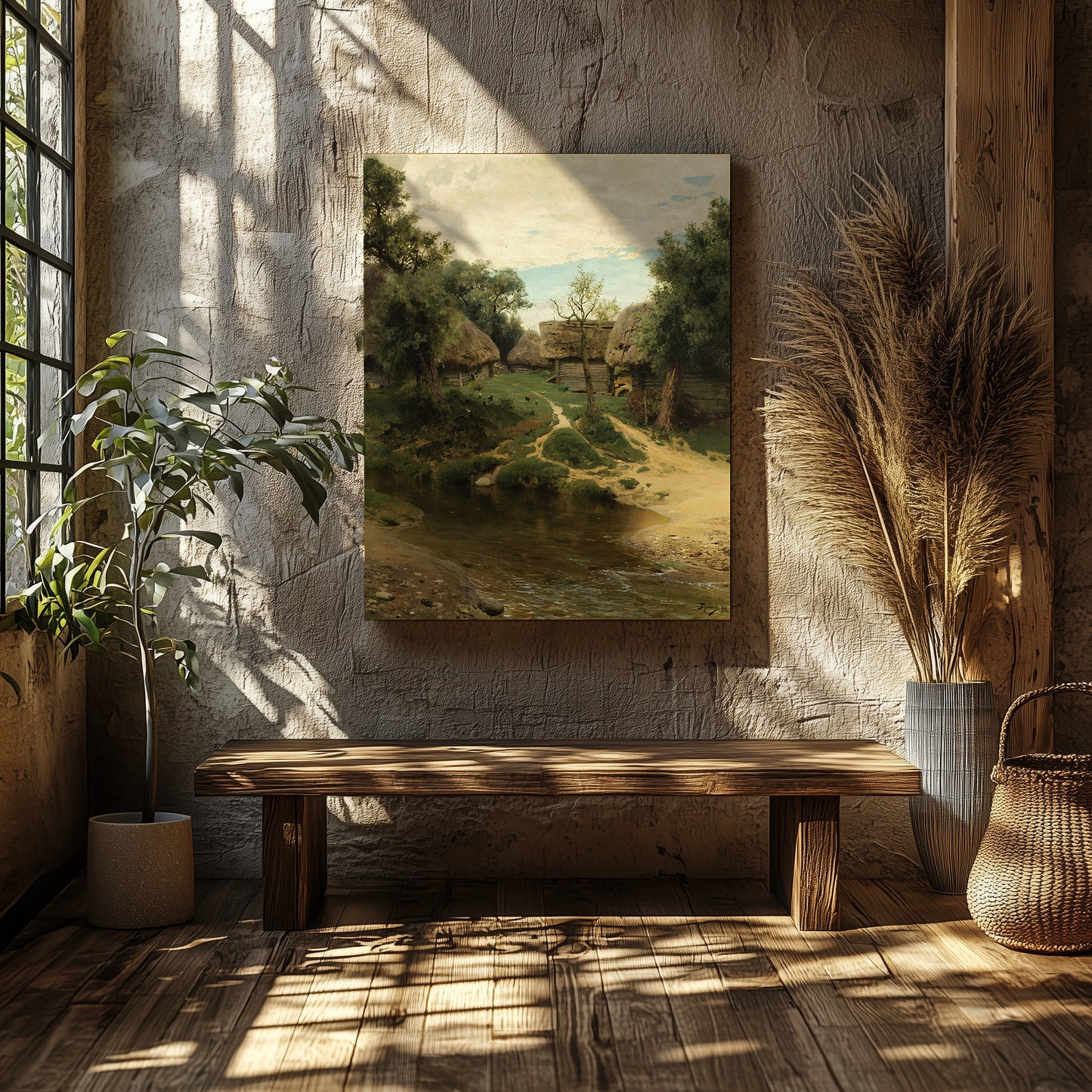 Backyards – Vasily Polenov, Classic Art Reproduction