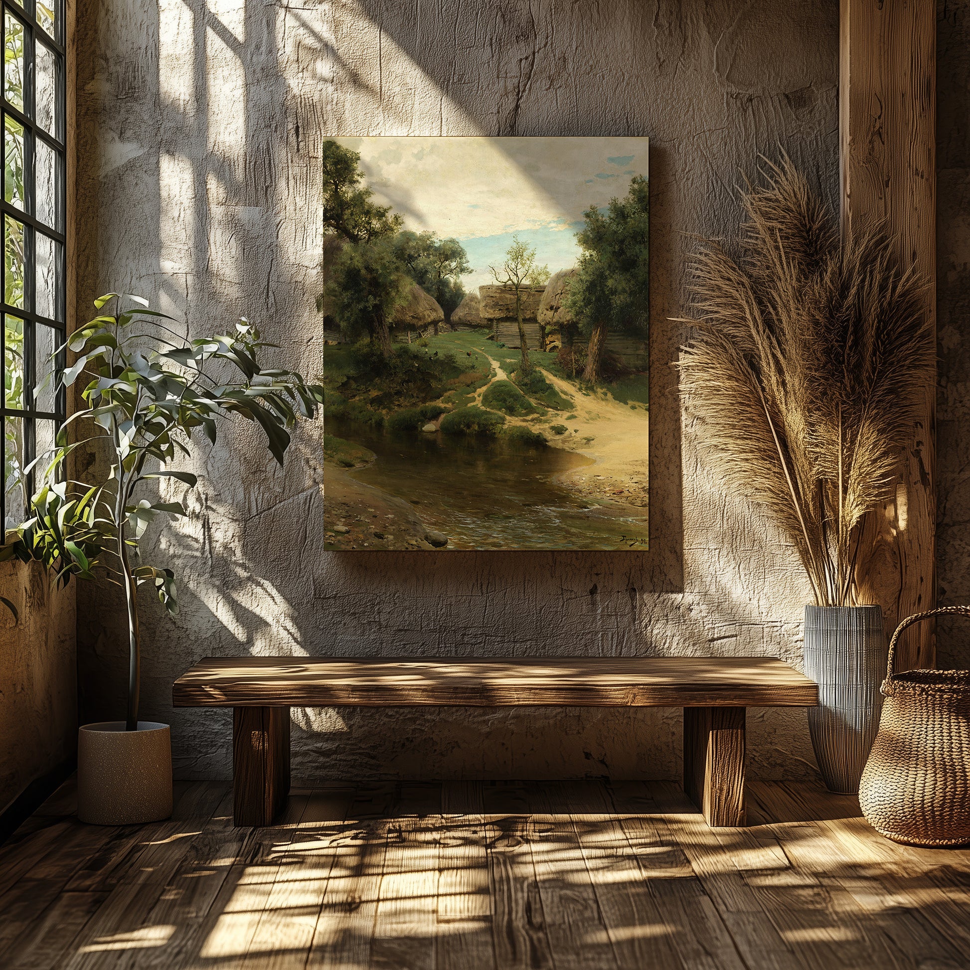 Backyards – Vasily Polenov, Classic Art Reproduction