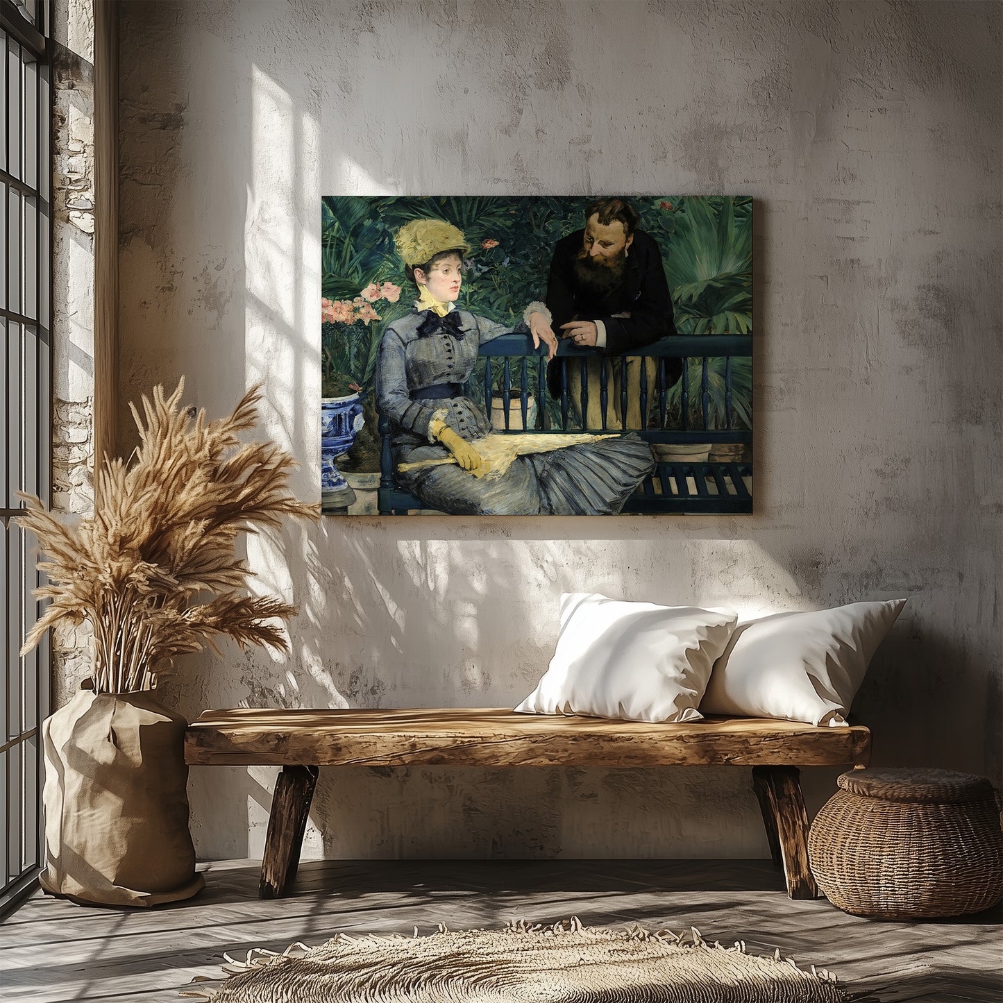 In the Conservatory (1878-1879) – Edouard Manet