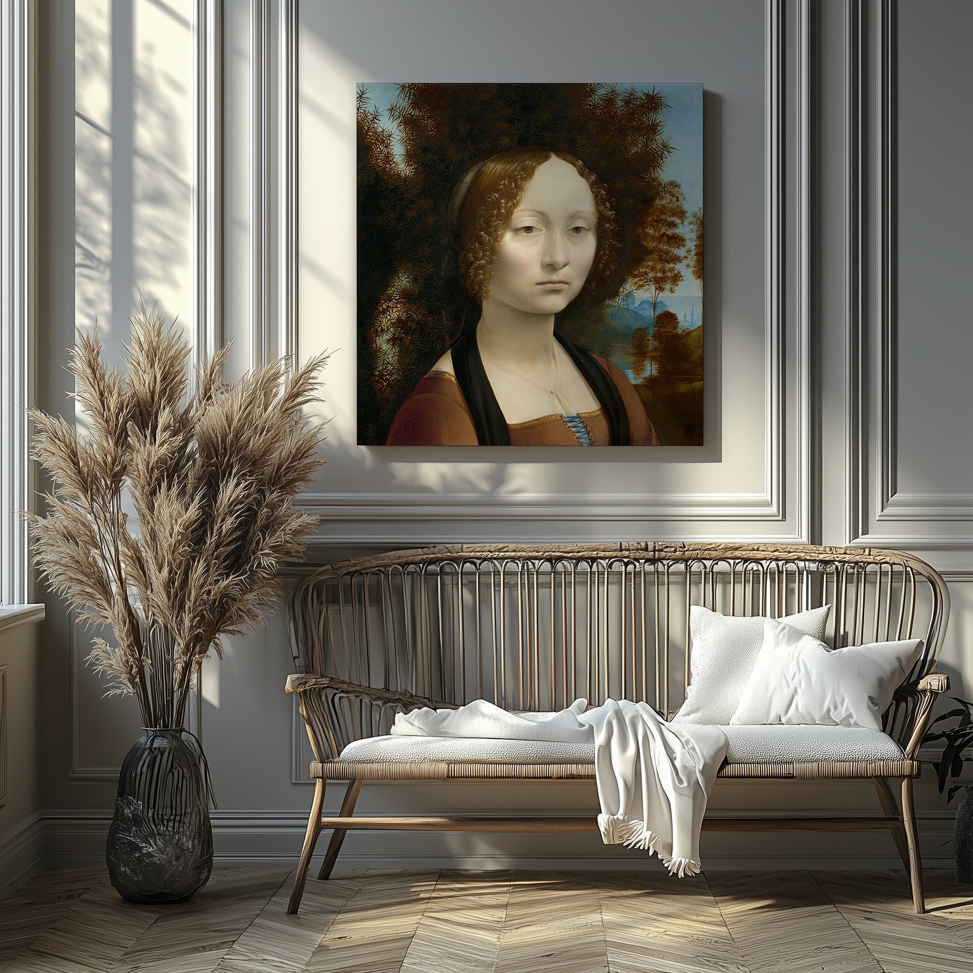 Ginevra de' Benci (1474) – Leonardo da Vinci