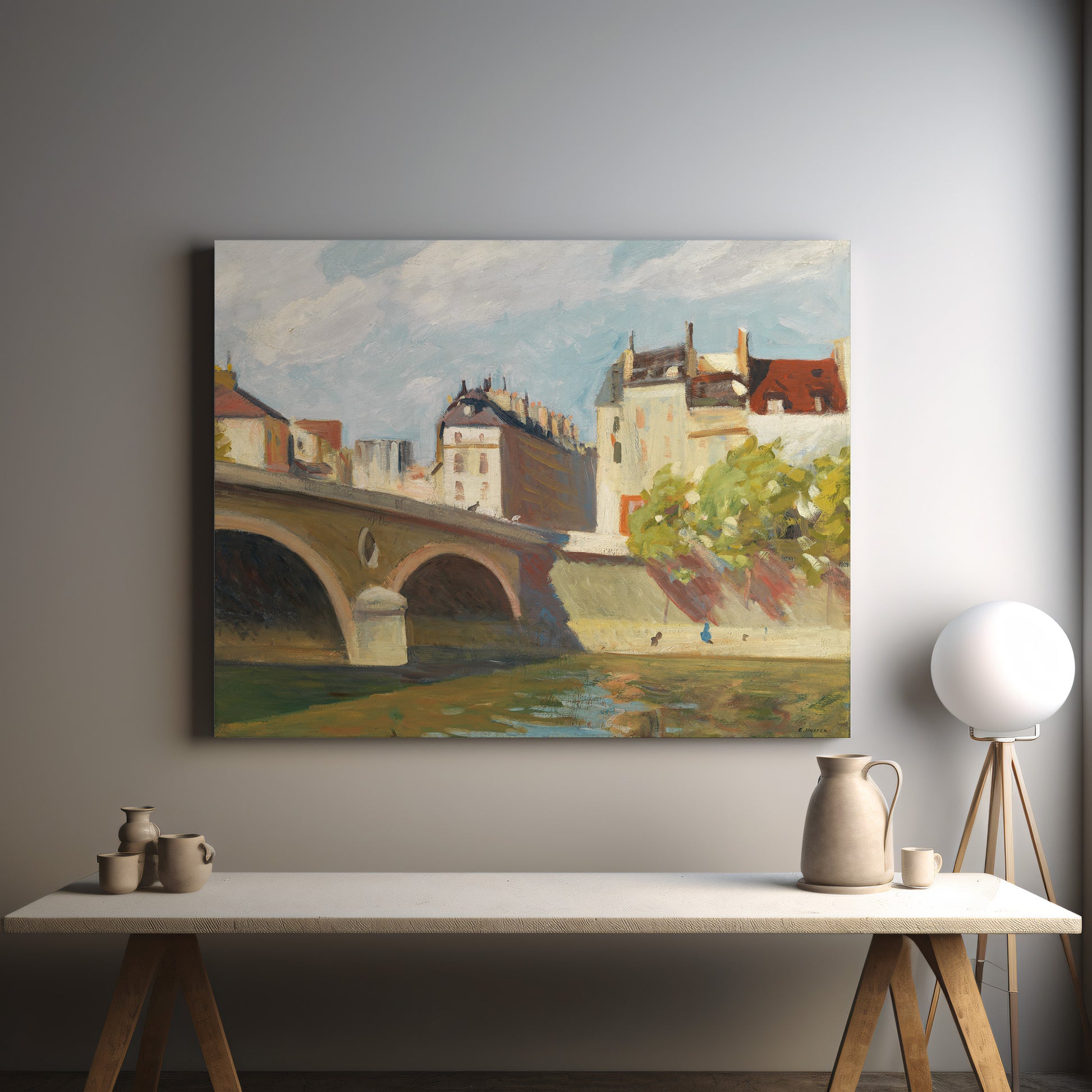 Bridge on the Seine (1909) – Edward Hopper