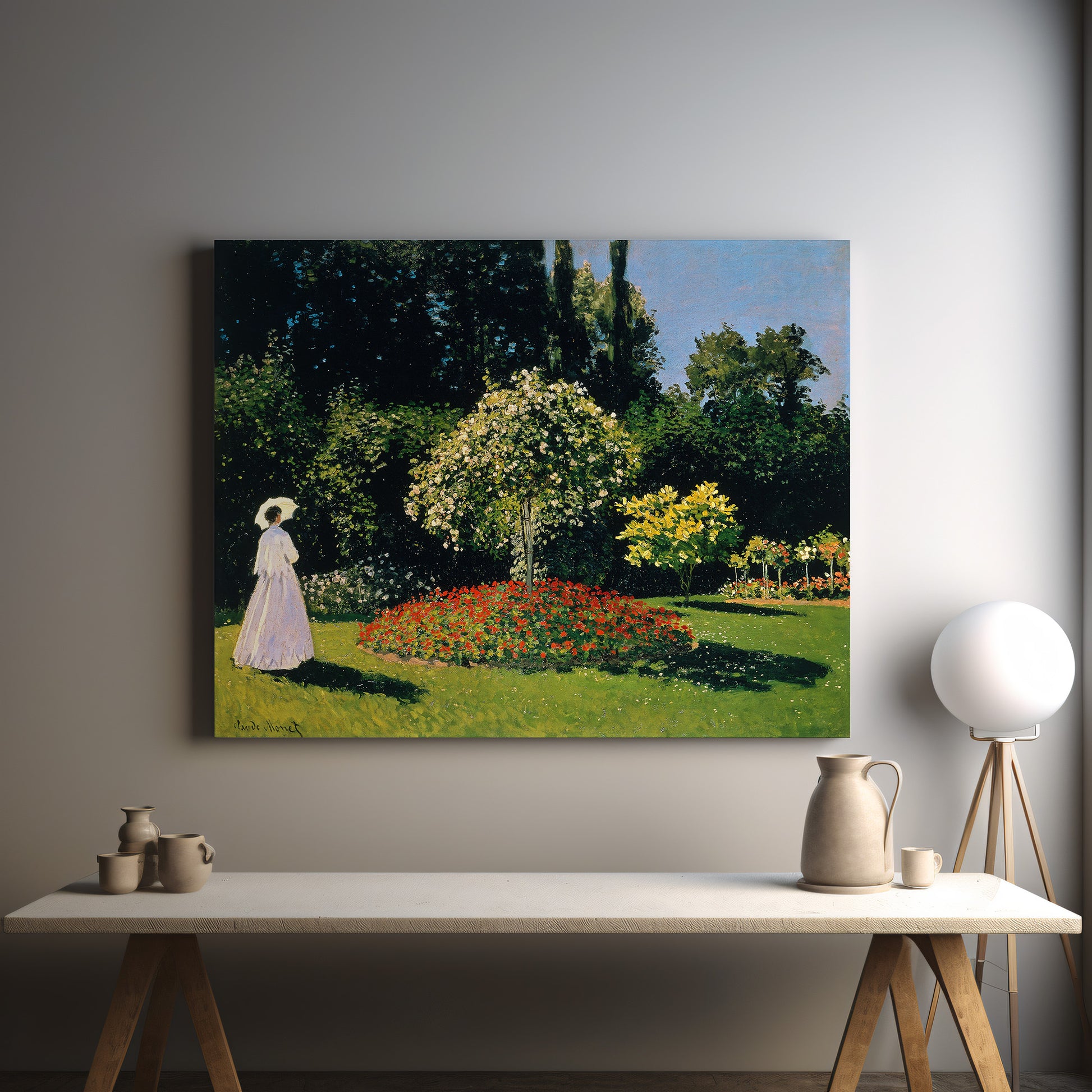 Woman in the Garden (1866) – Claude Monet