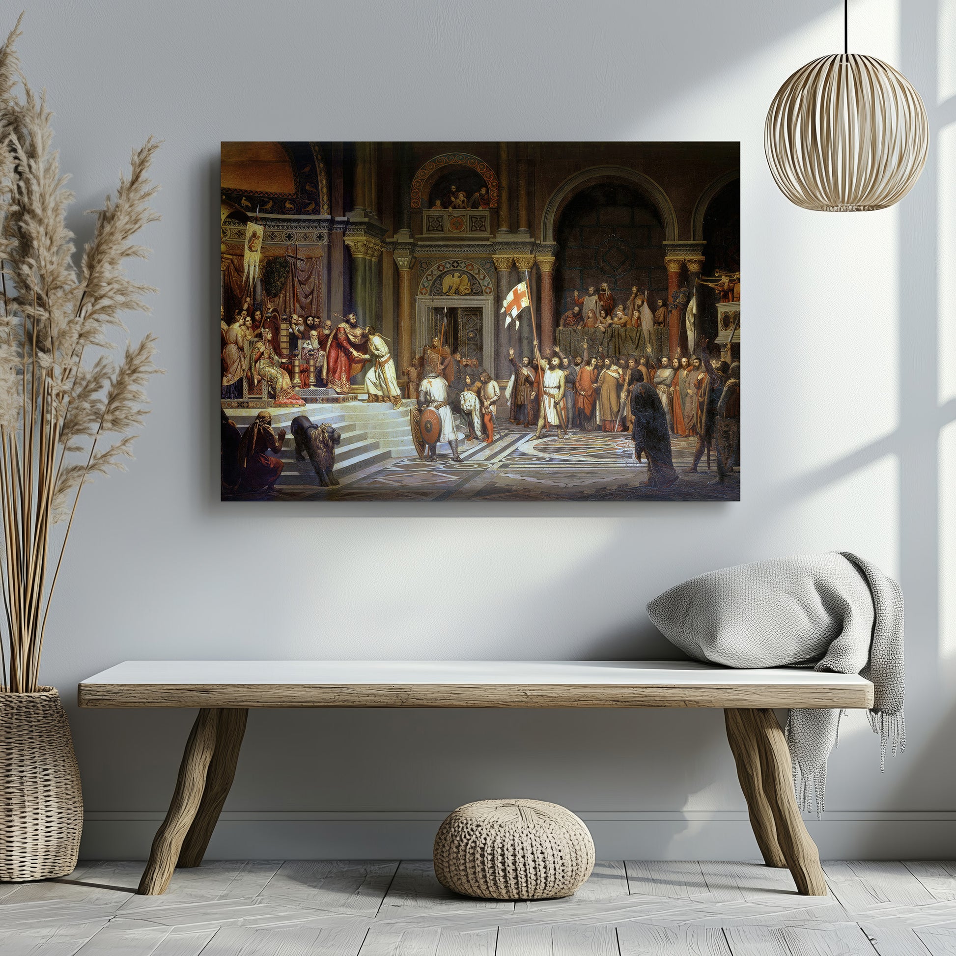 First Crusade, Godefroy of Bouillon (1879) – Alexandre Hesse