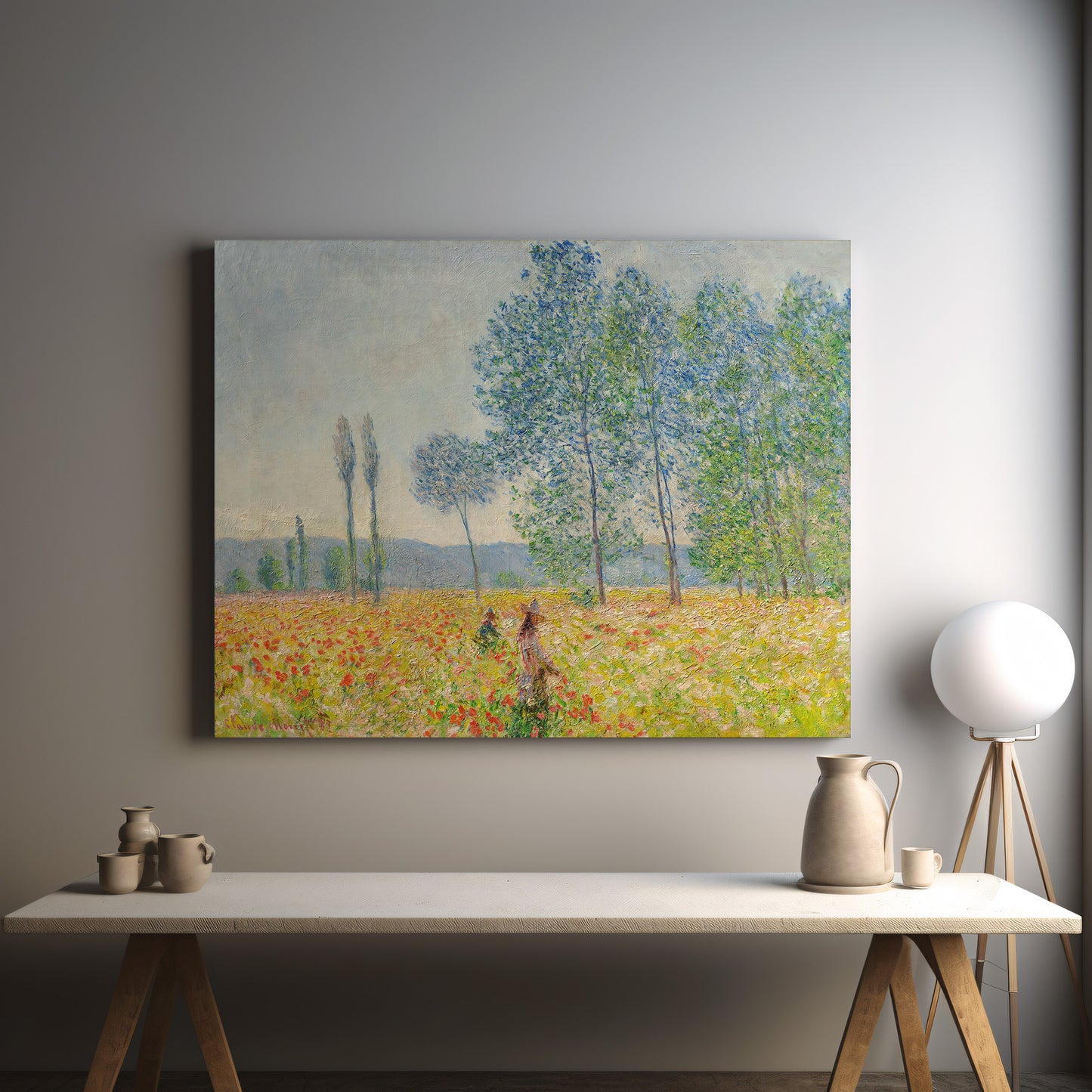 Under the Poplars (1887) – Claude Monet