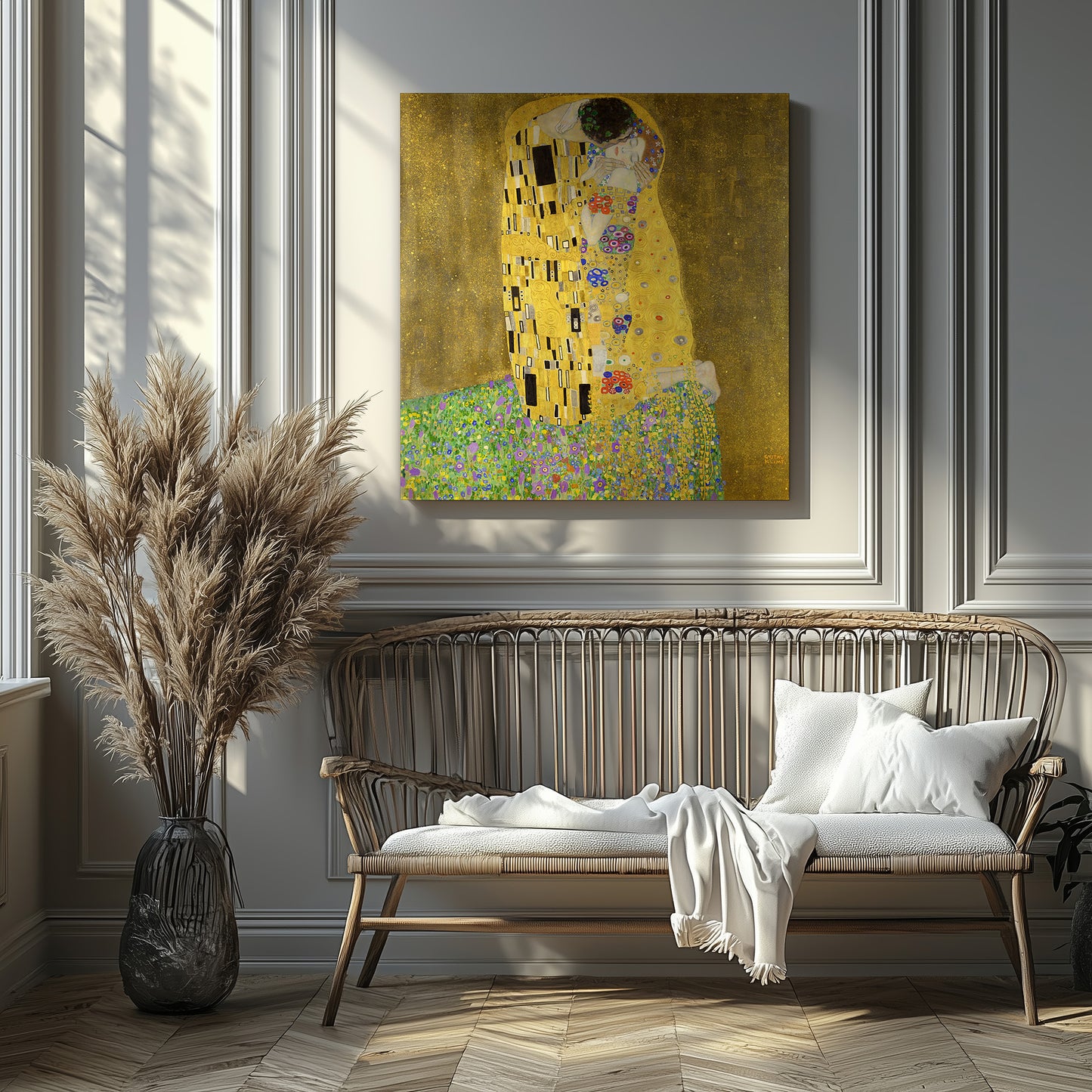 The Kiss – Gustav Klimt, Classic Art Reproduction